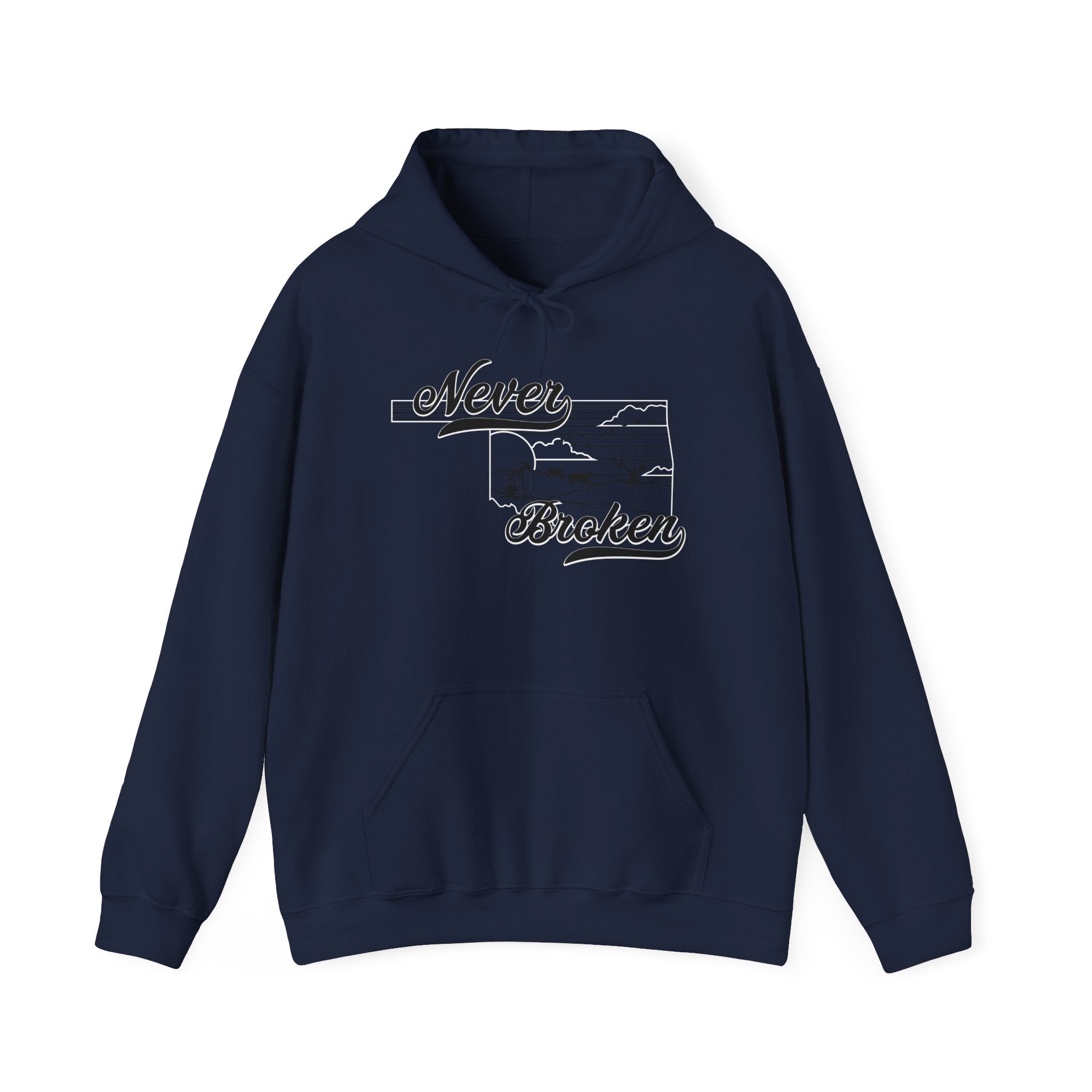 Oklahoma Strong & Never Broken Hoodie