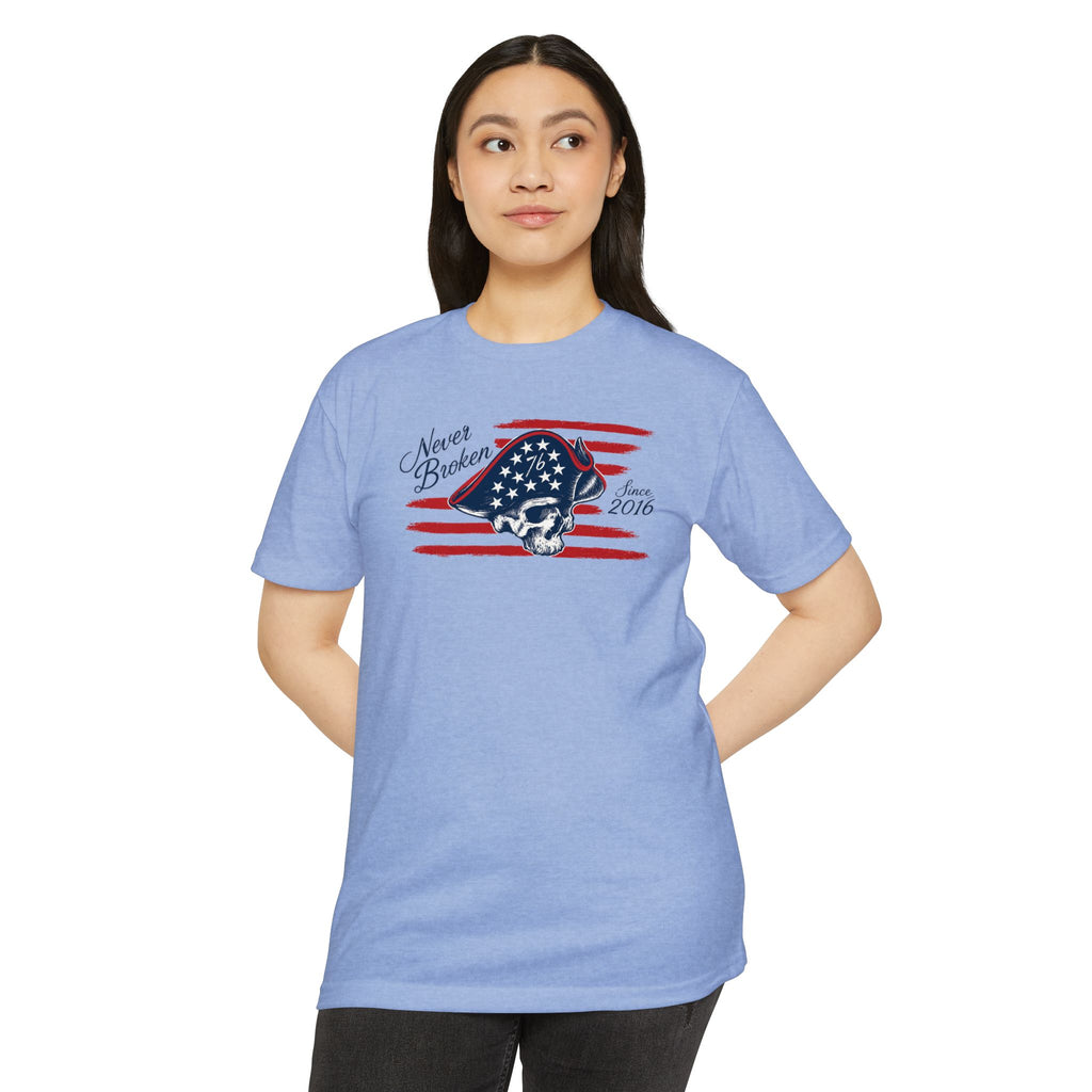 Never Broken - Patriotic Skull