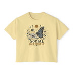 Social Butterfly Boxy Tee