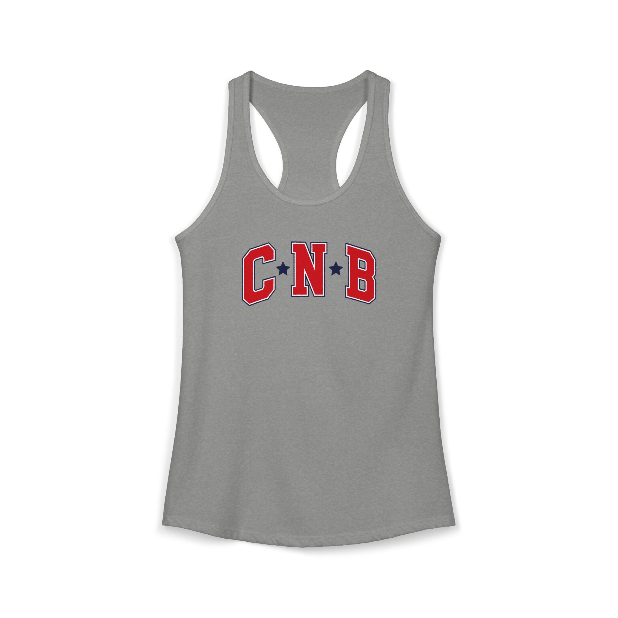 Red Varsity Logo Racerback