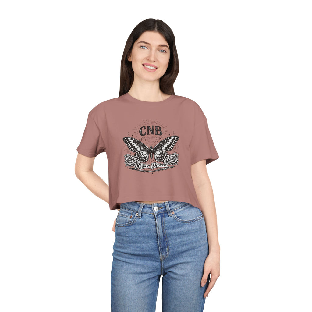 Butterfly Crop Tee