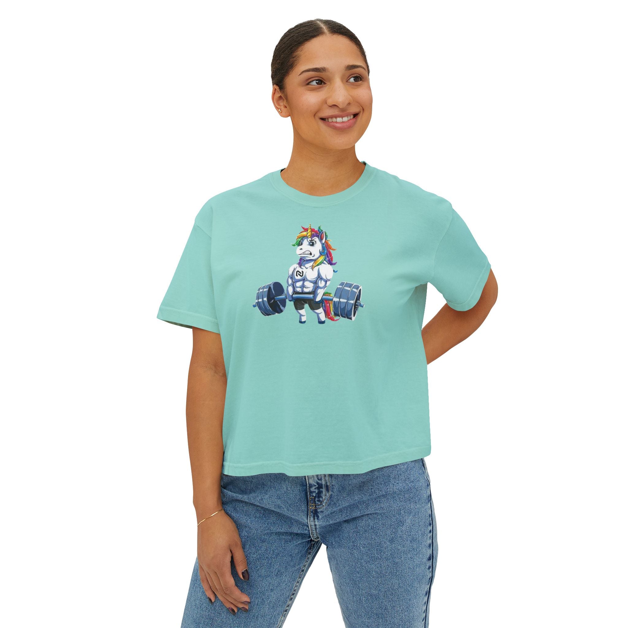 Unicorn Boxy Tee