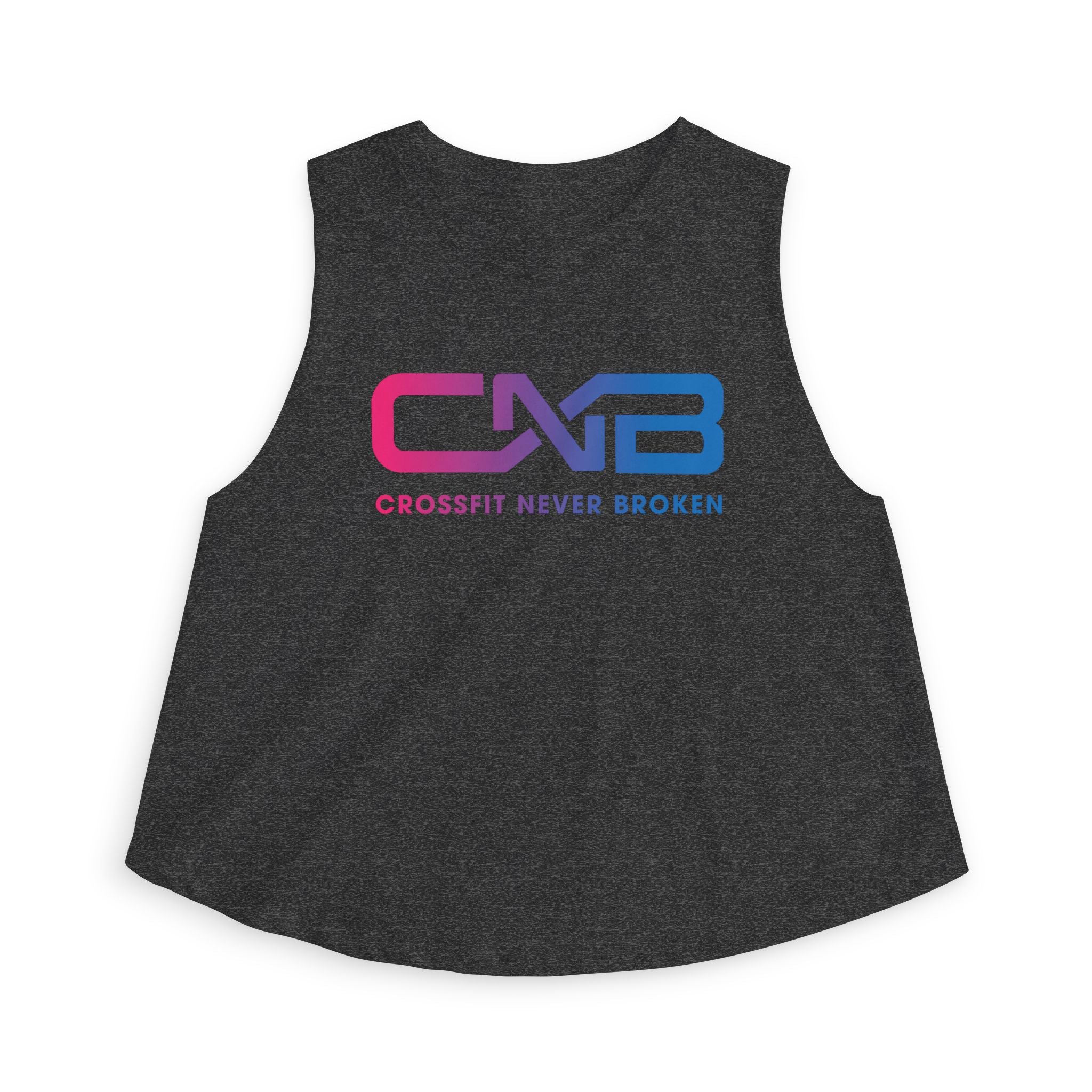 Ombre Logo Crop Top