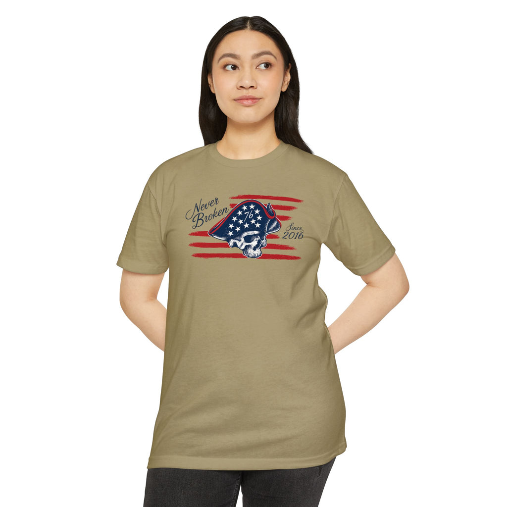 Never Broken - Patriotic Skull