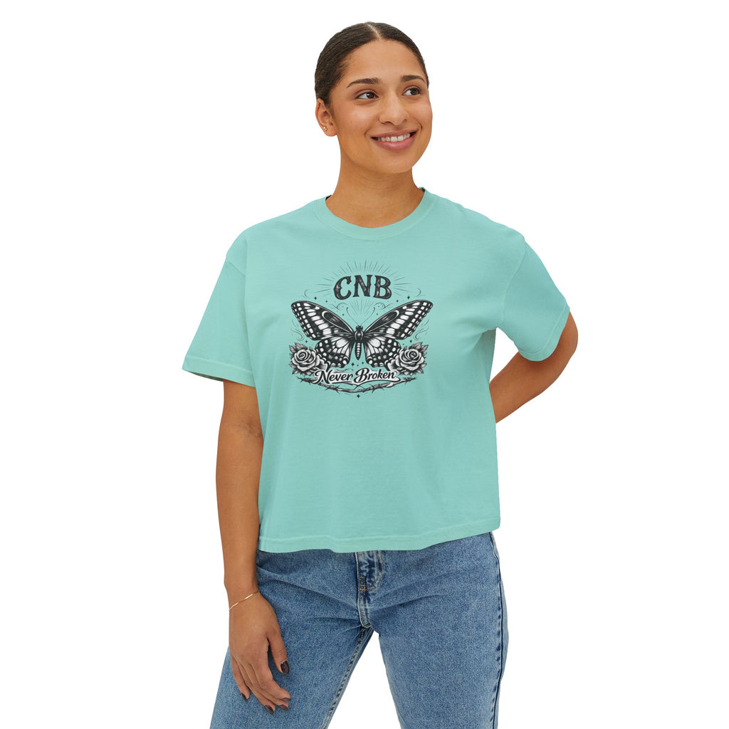 Butterfly Boxy Tee