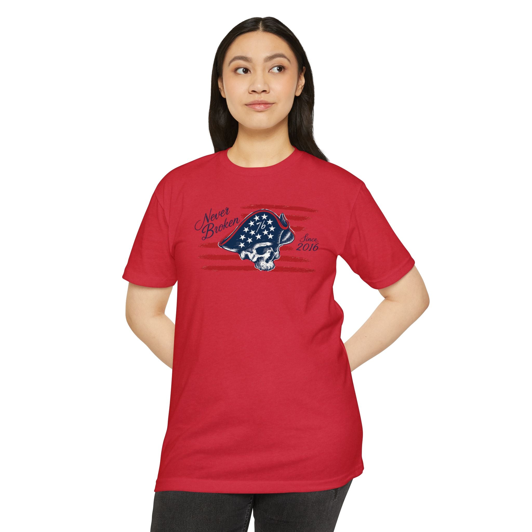Never Broken - Patriotic Skull