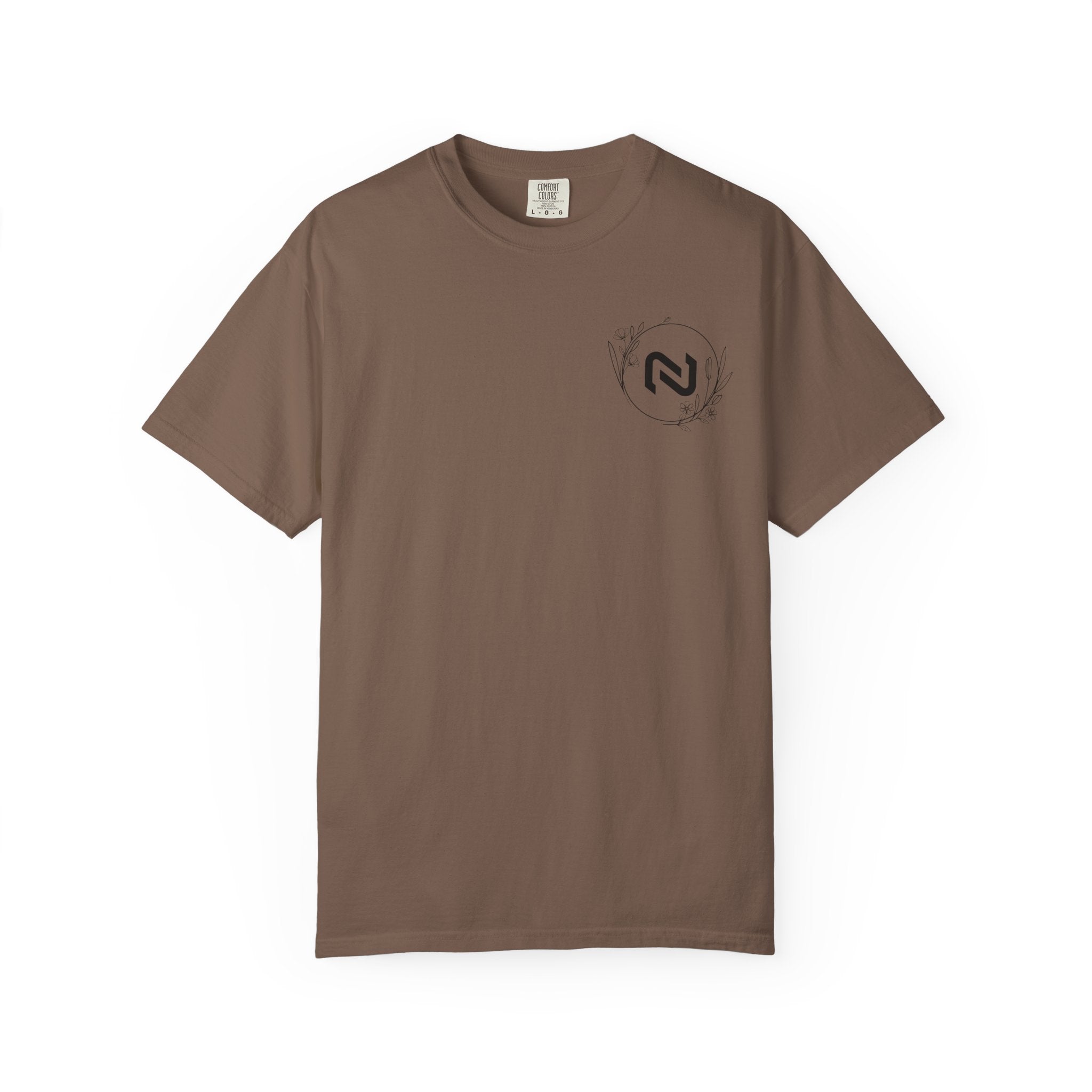 Never Broken Floral Circle Logo
