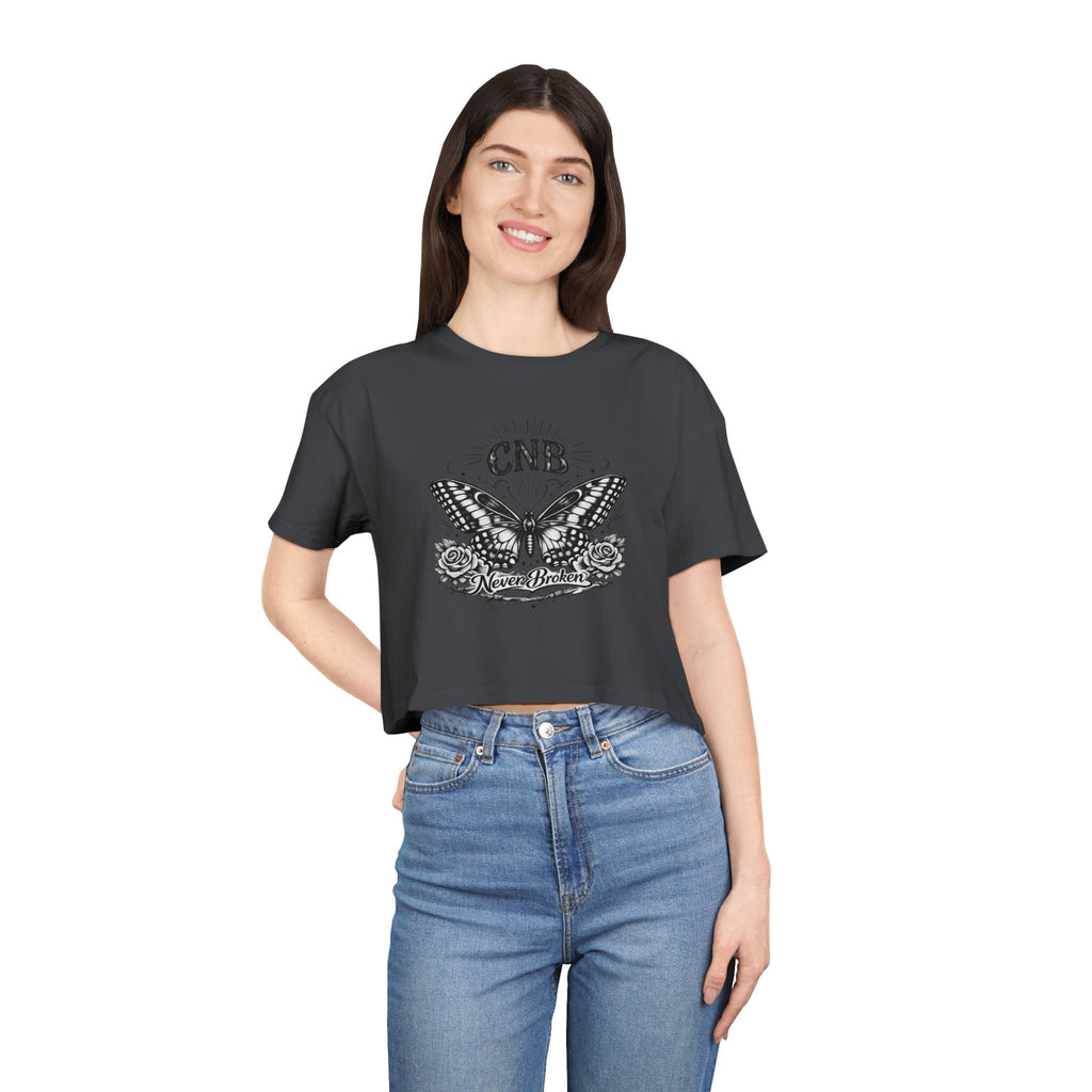 Butterfly Crop Tee