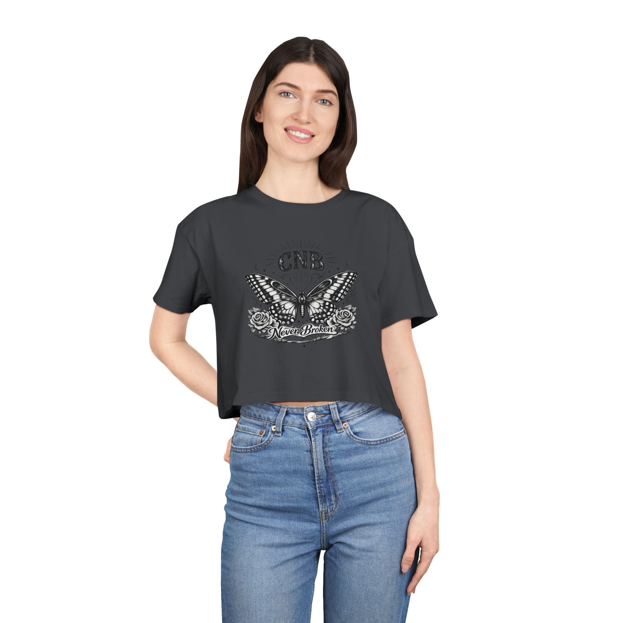Butterfly Crop Tee