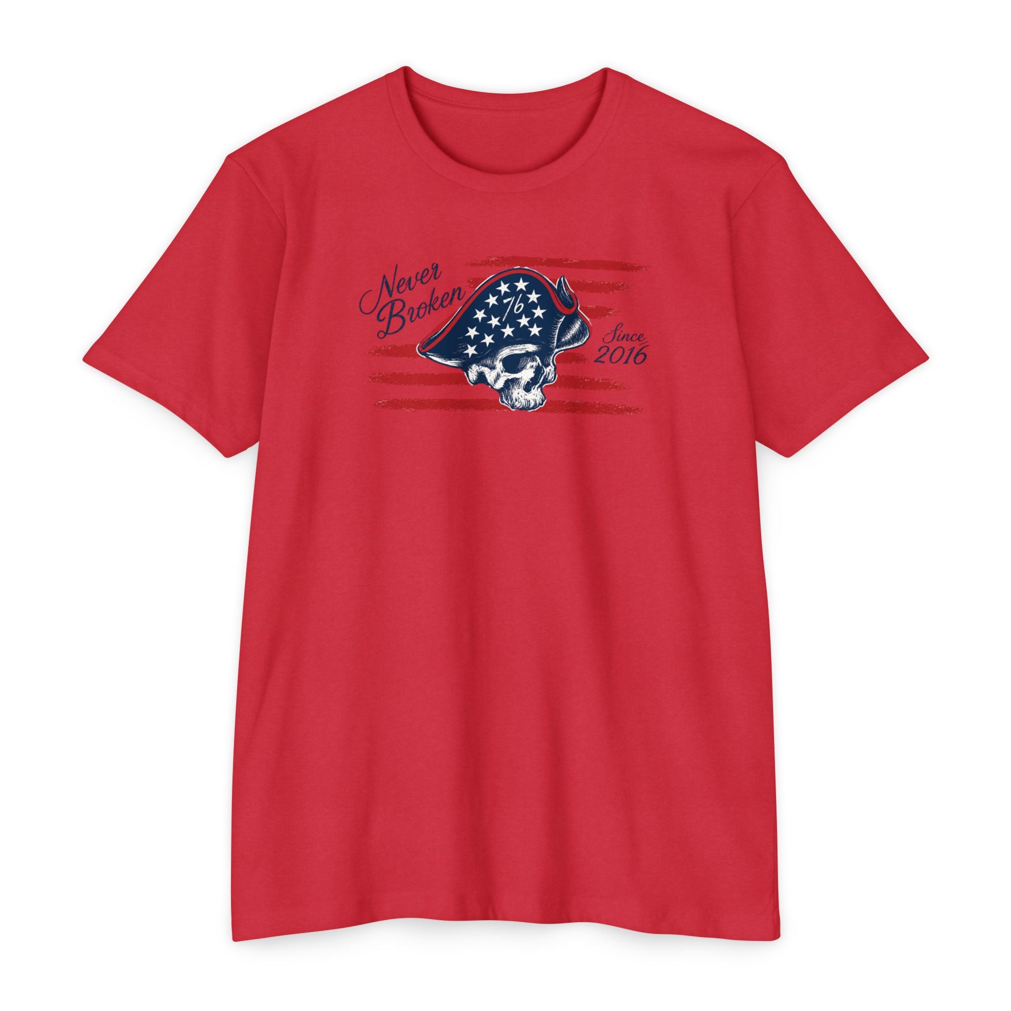 Never Broken - Patriotic Skull