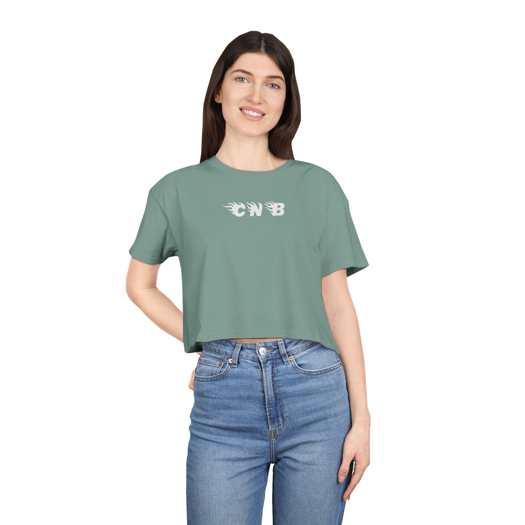 CNB Flames Crop Tee