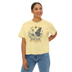 Social Butterfly Boxy Tee
