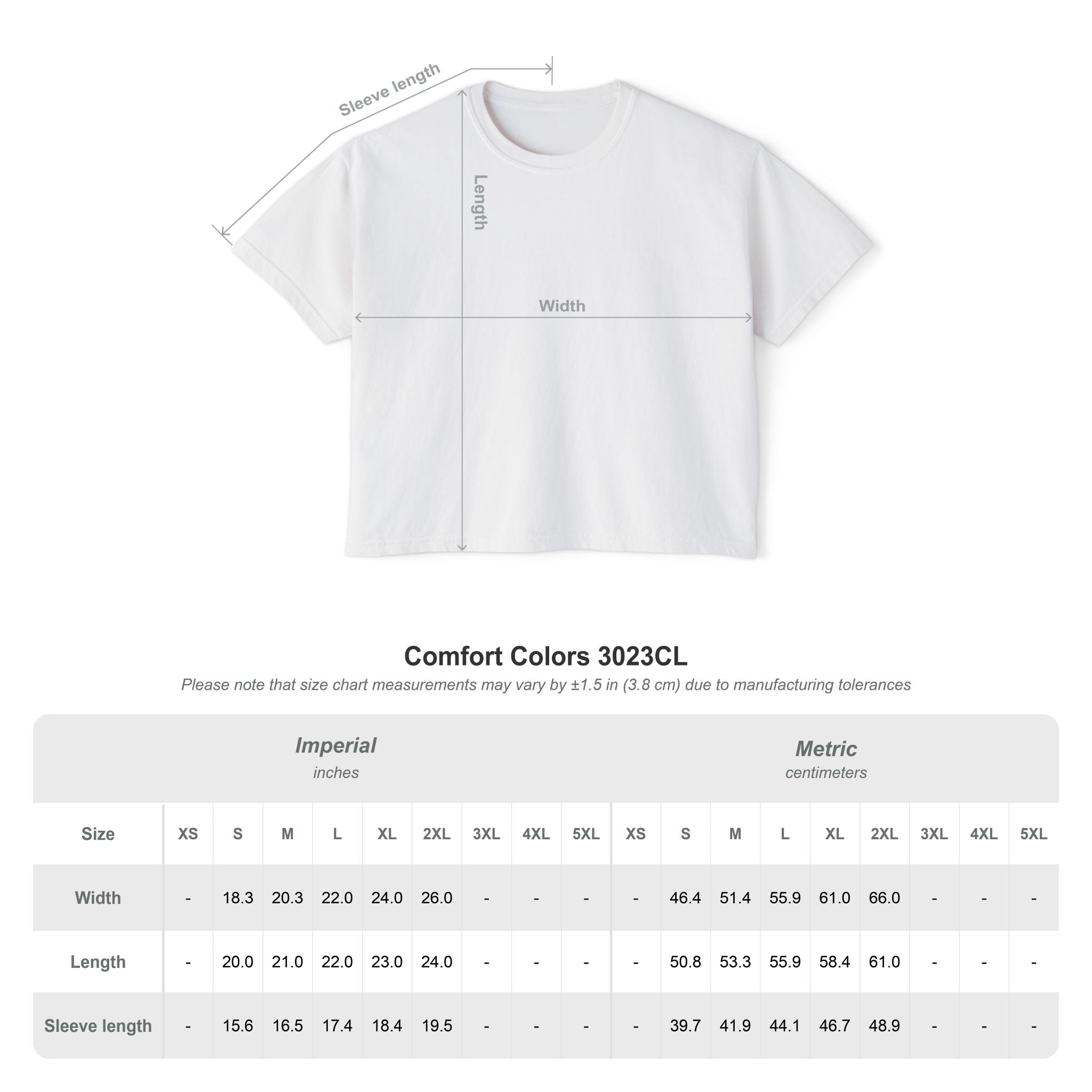 Never Broken Sunset Tee — Women's Boxy Crop