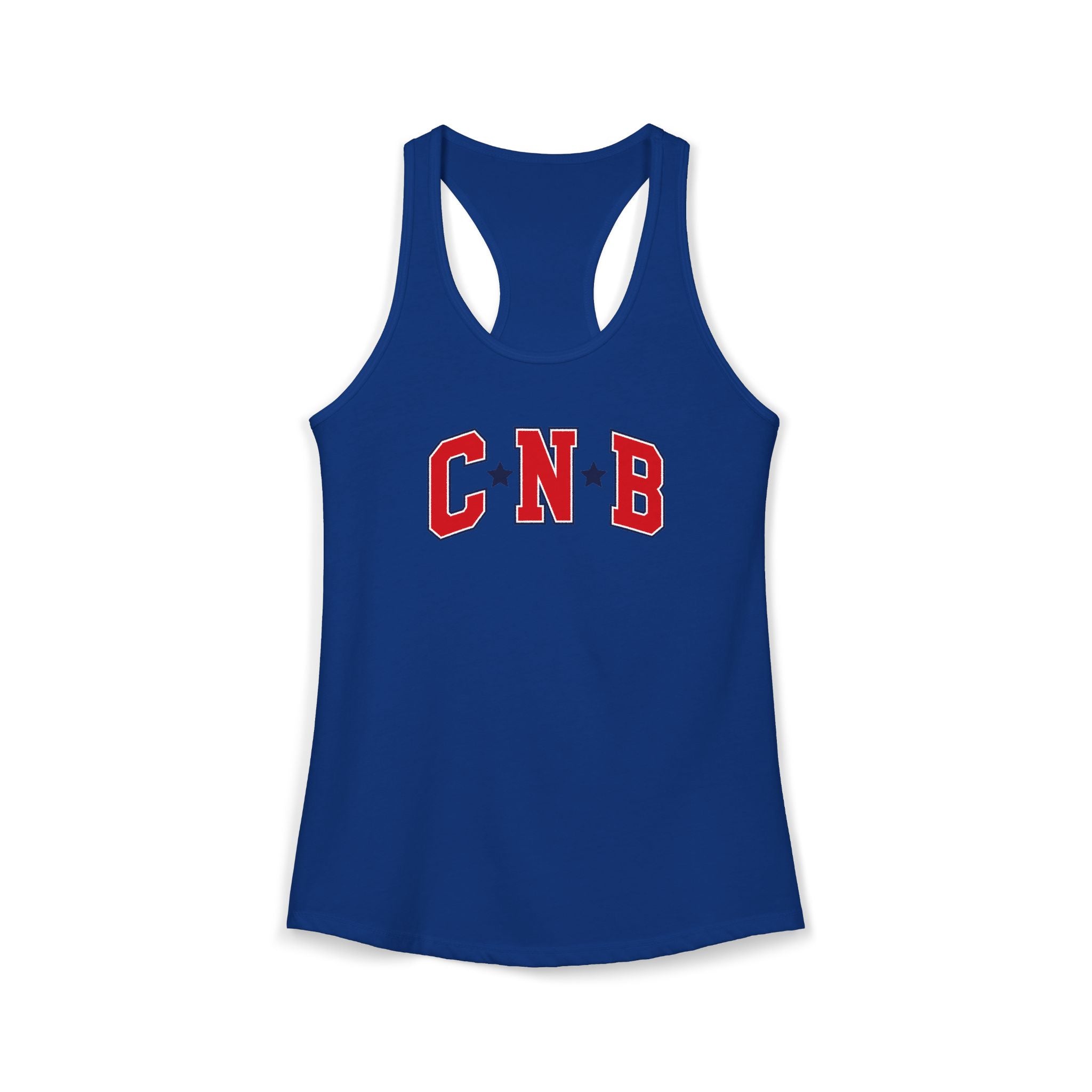 Red Varsity Logo Racerback