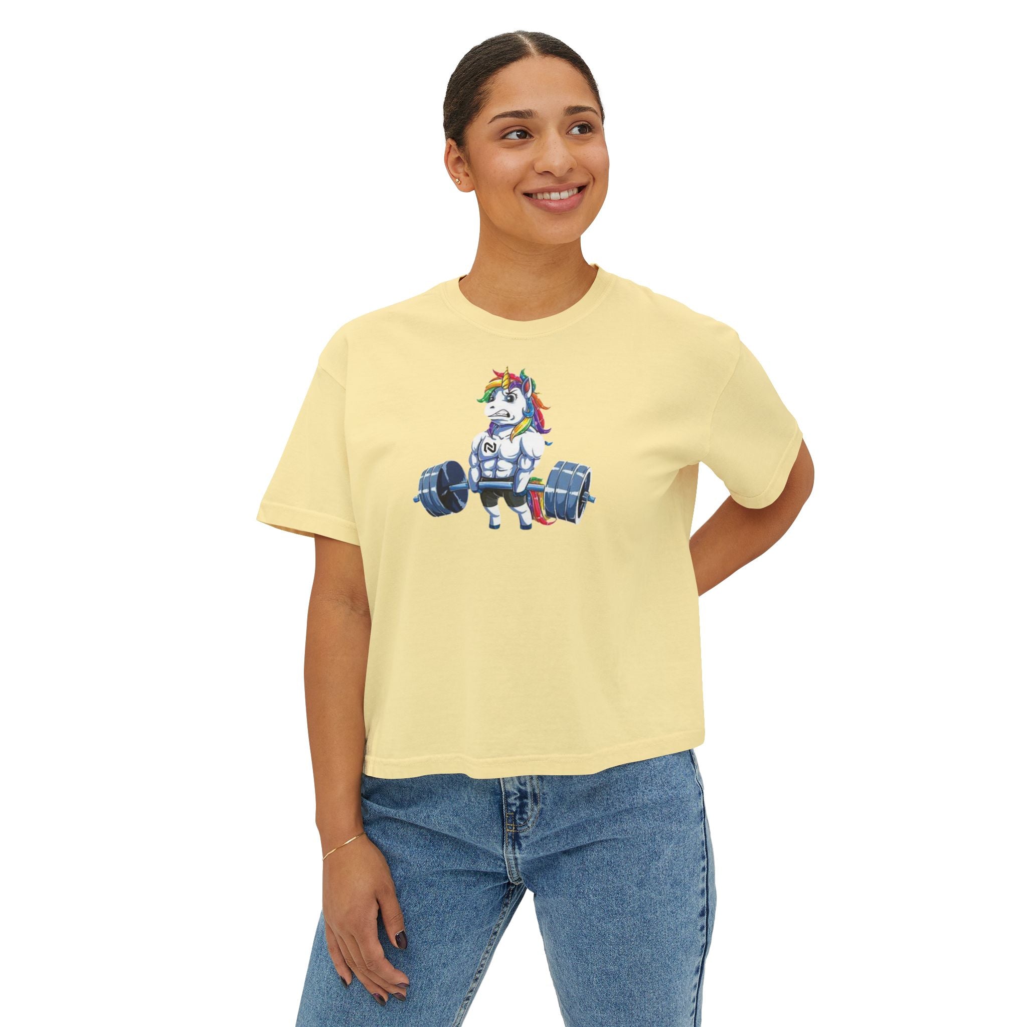 Unicorn Boxy Tee