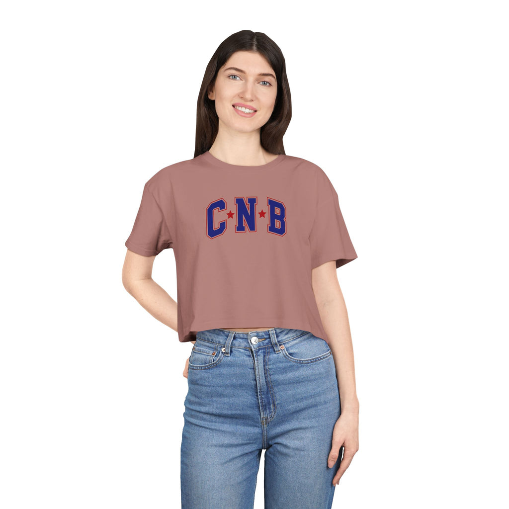 Varsity Letters Crop Tee