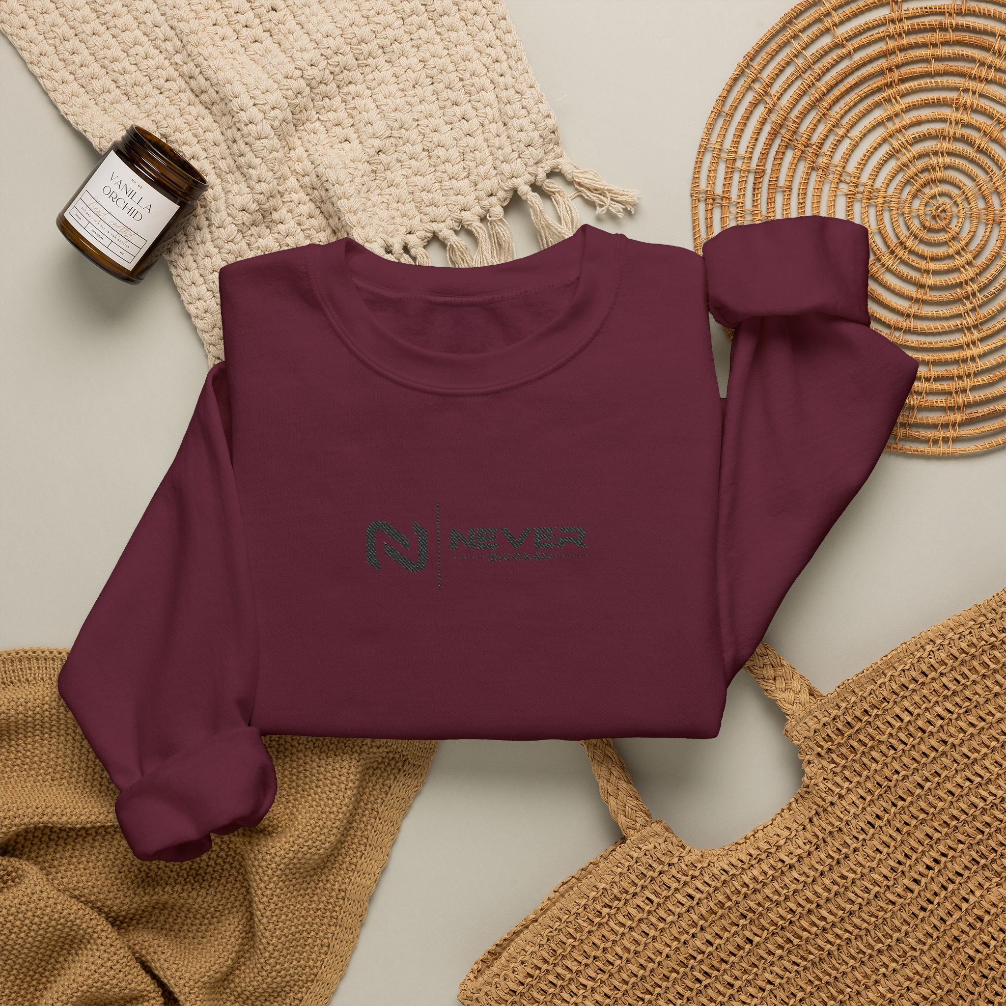 Embroidered Logo Crewneck