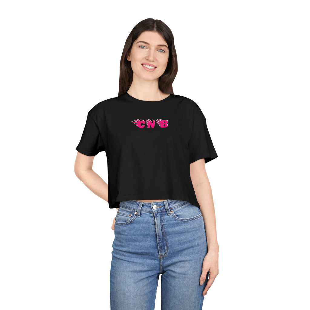 CNB Flames Crop Tee