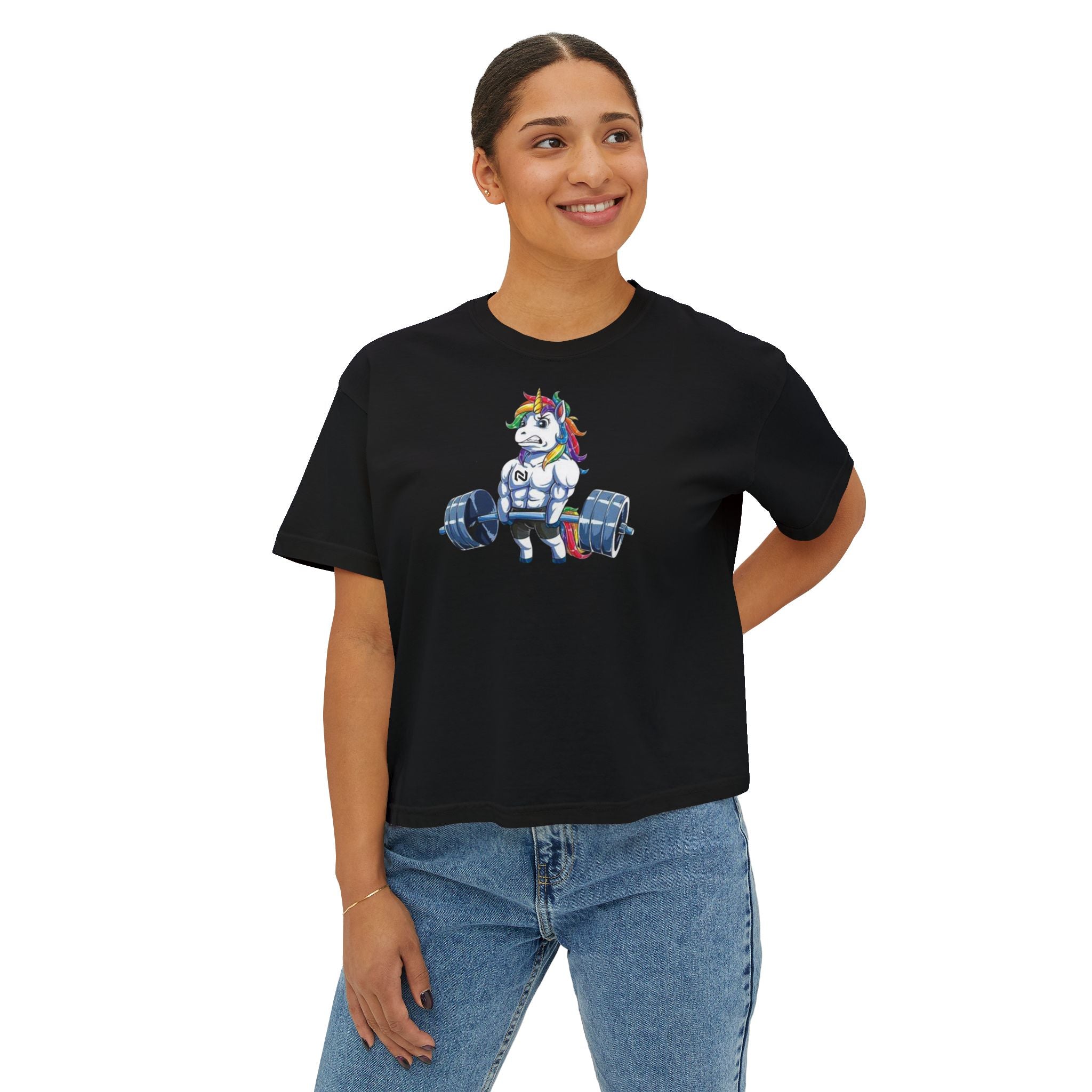 Unicorn Boxy Tee