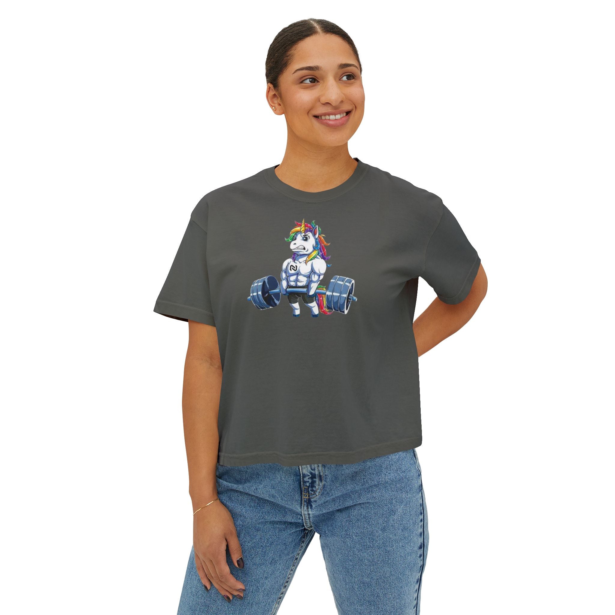 Unicorn Boxy Tee