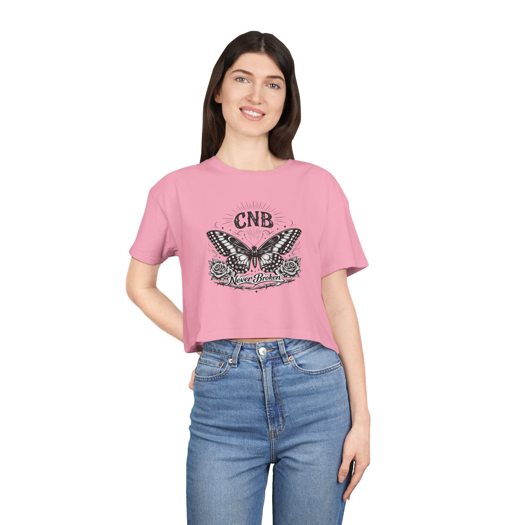 Butterfly Crop Tee