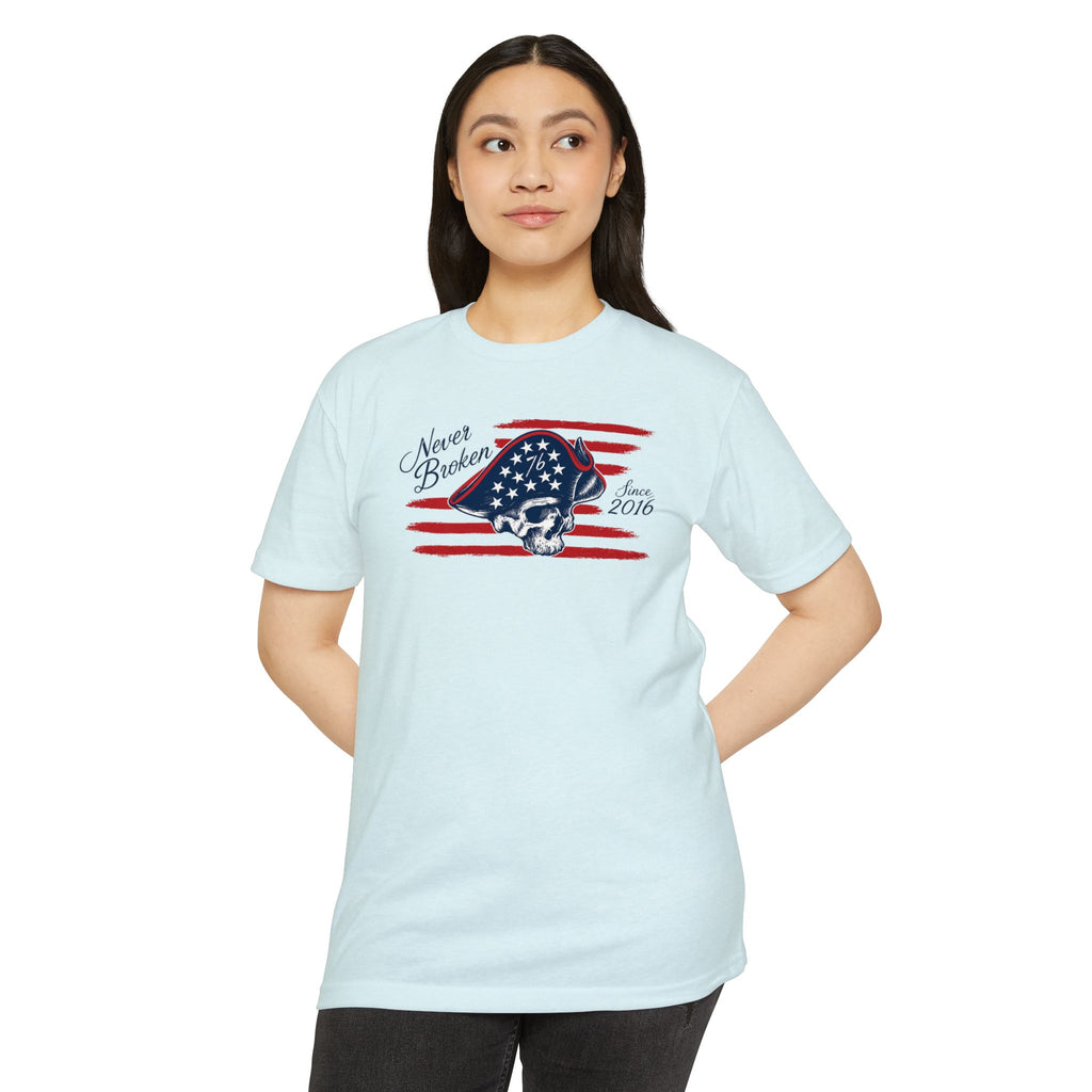 Never Broken - Patriotic Skull