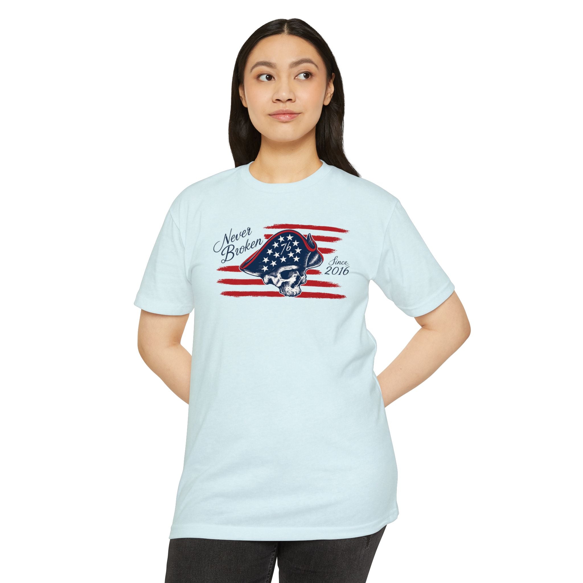 Never Broken - Patriotic Skull