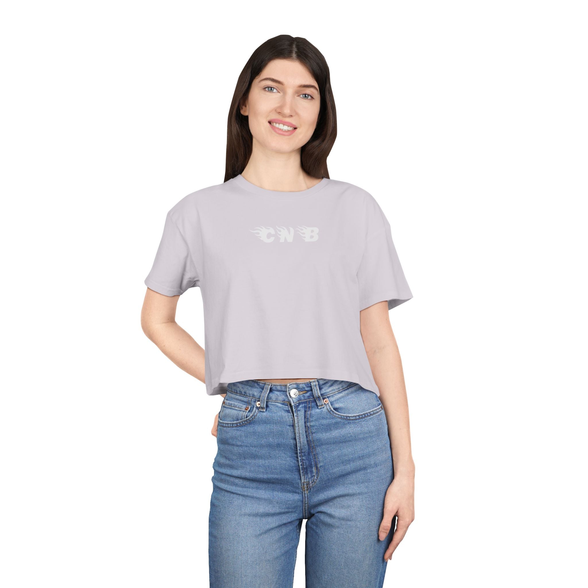 CNB Flames Crop Tee