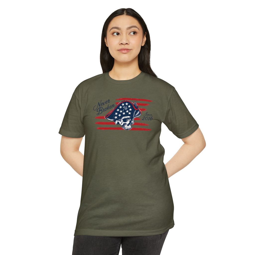 Never Broken - Patriotic Skull