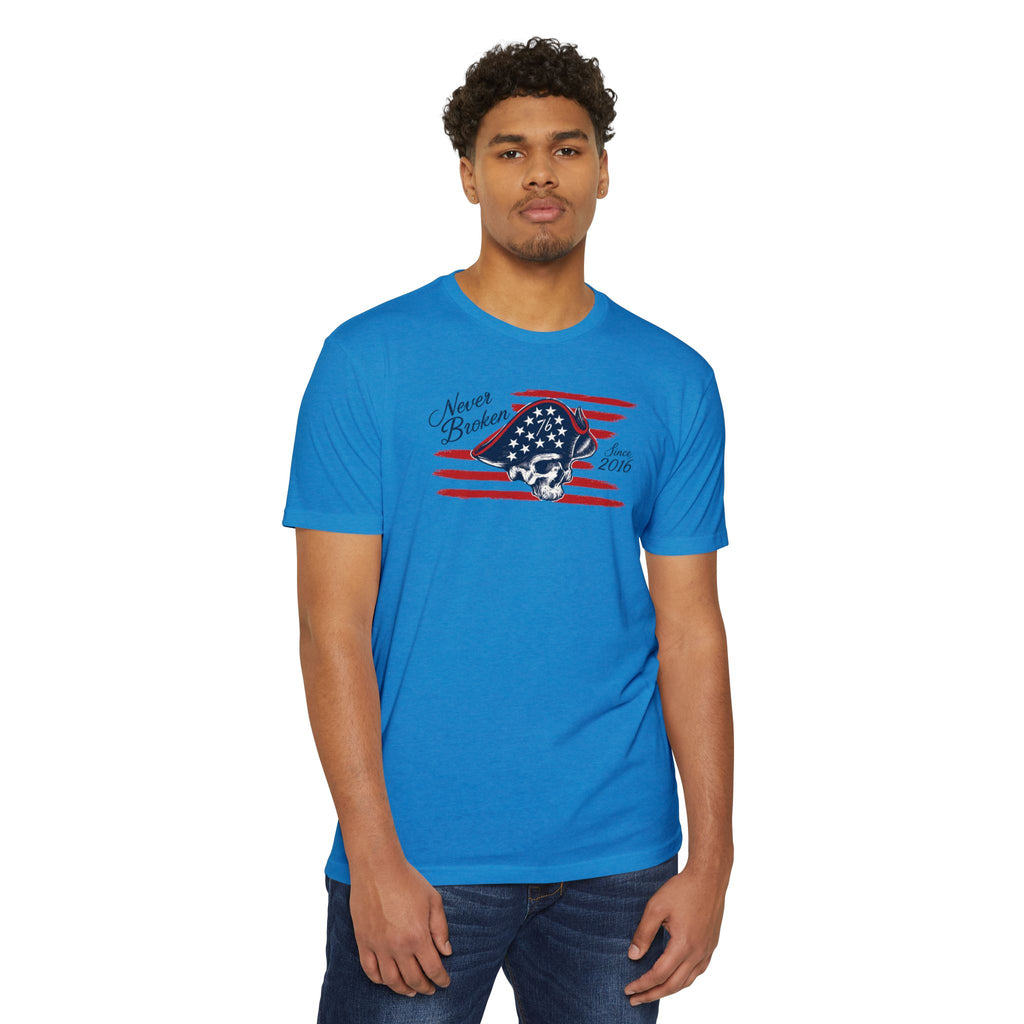 Never Broken - Patriotic Skull
