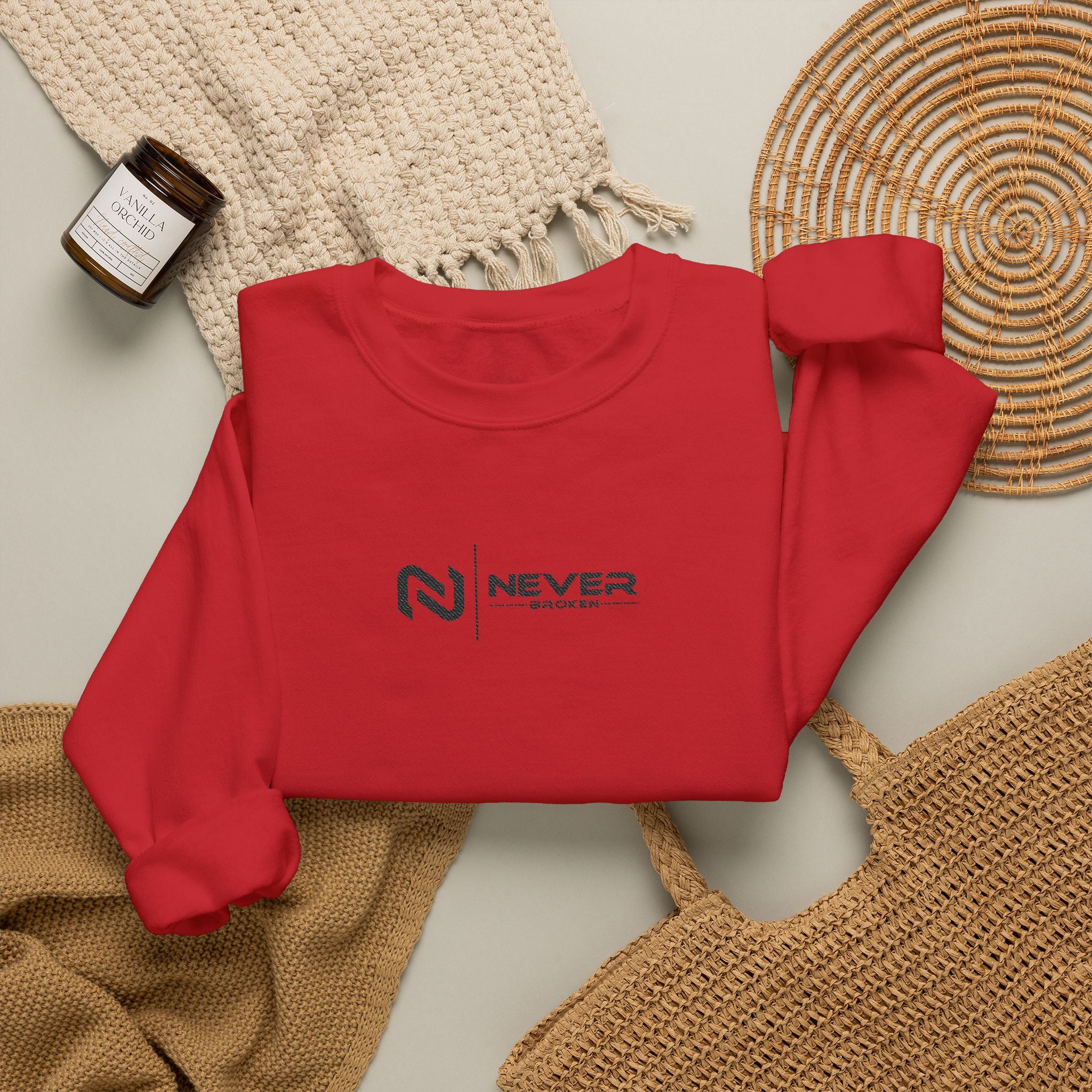 Embroidered Logo Crewneck