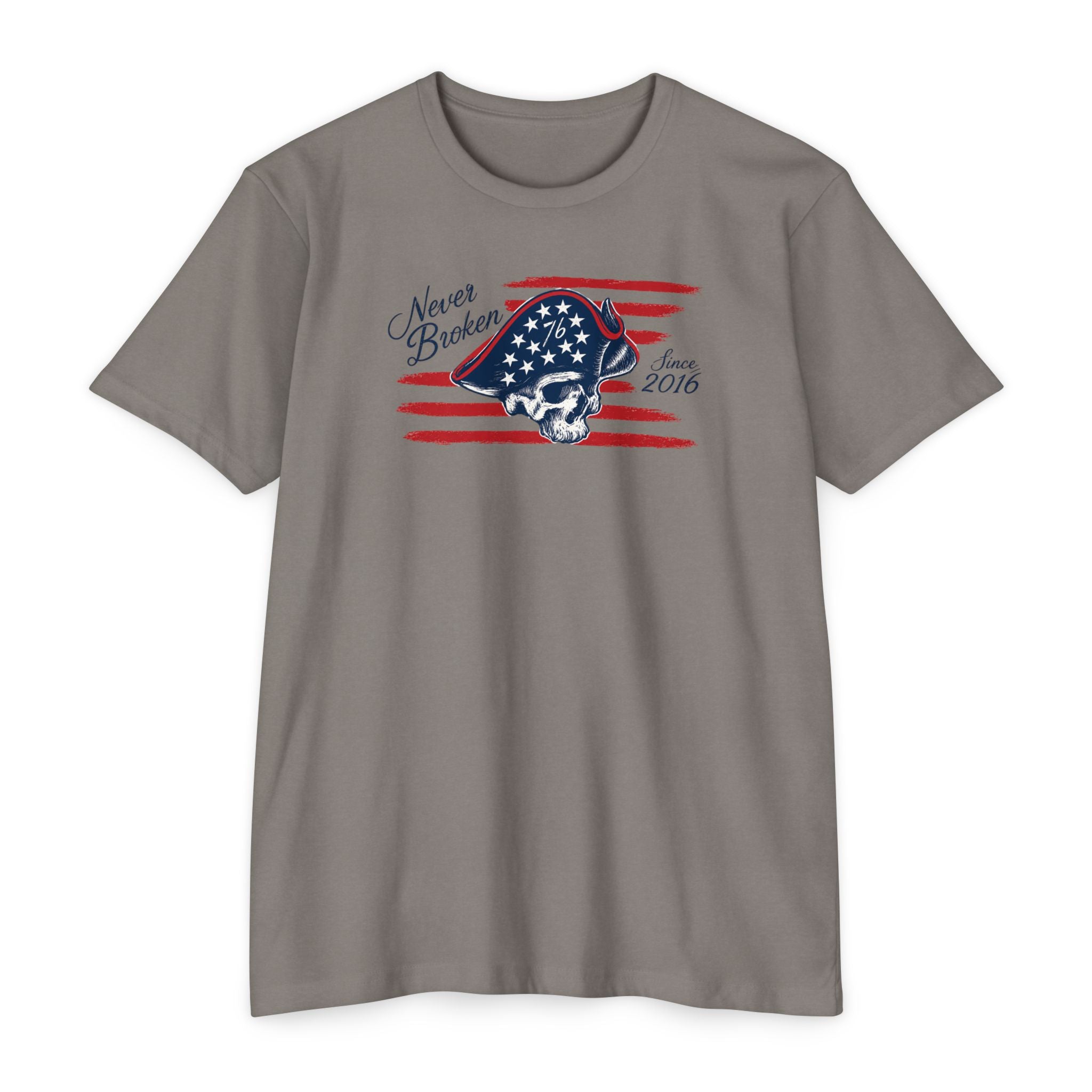 Never Broken - Patriotic Skull