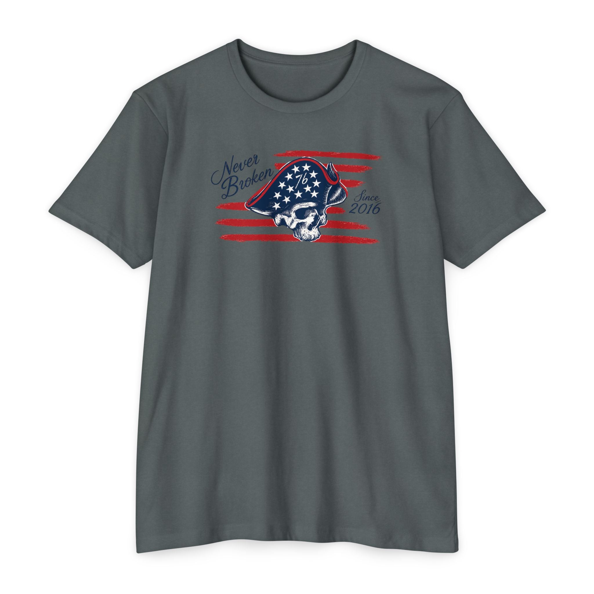 Never Broken - Patriotic Skull