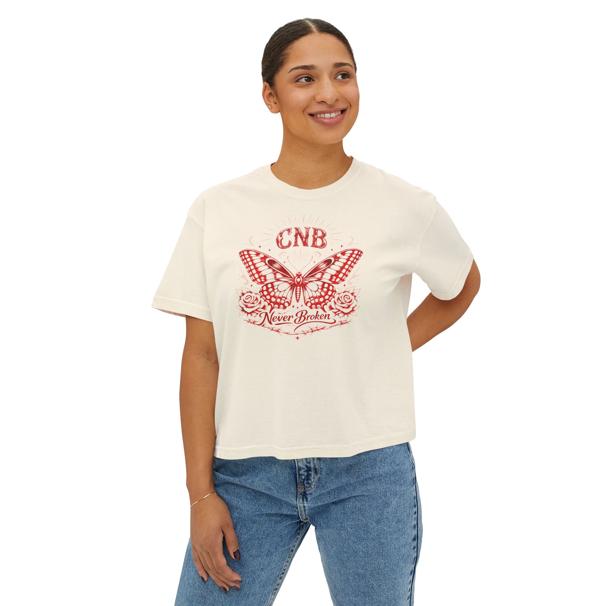 Butterfly Boxy Tee