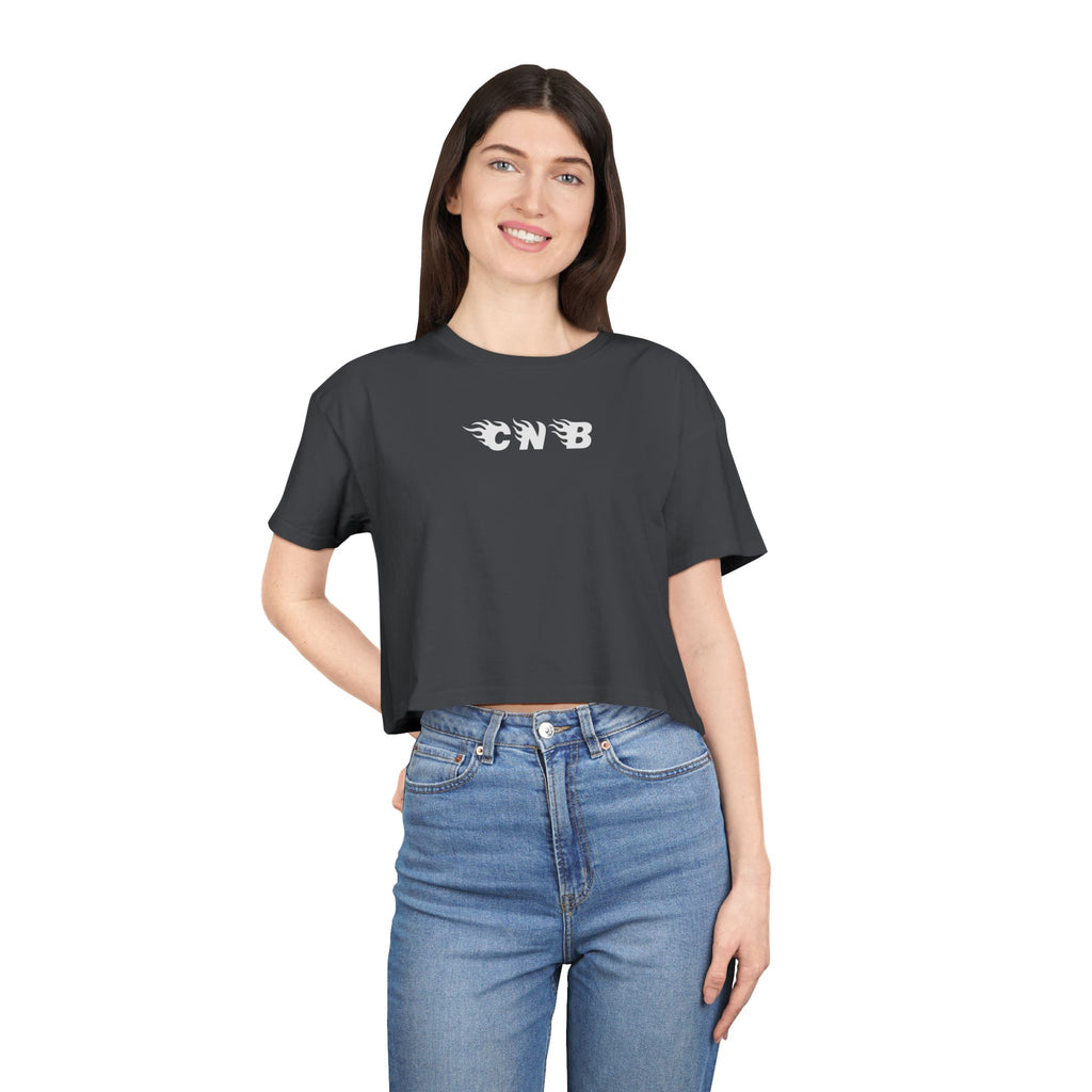 CNB Flames Crop Tee