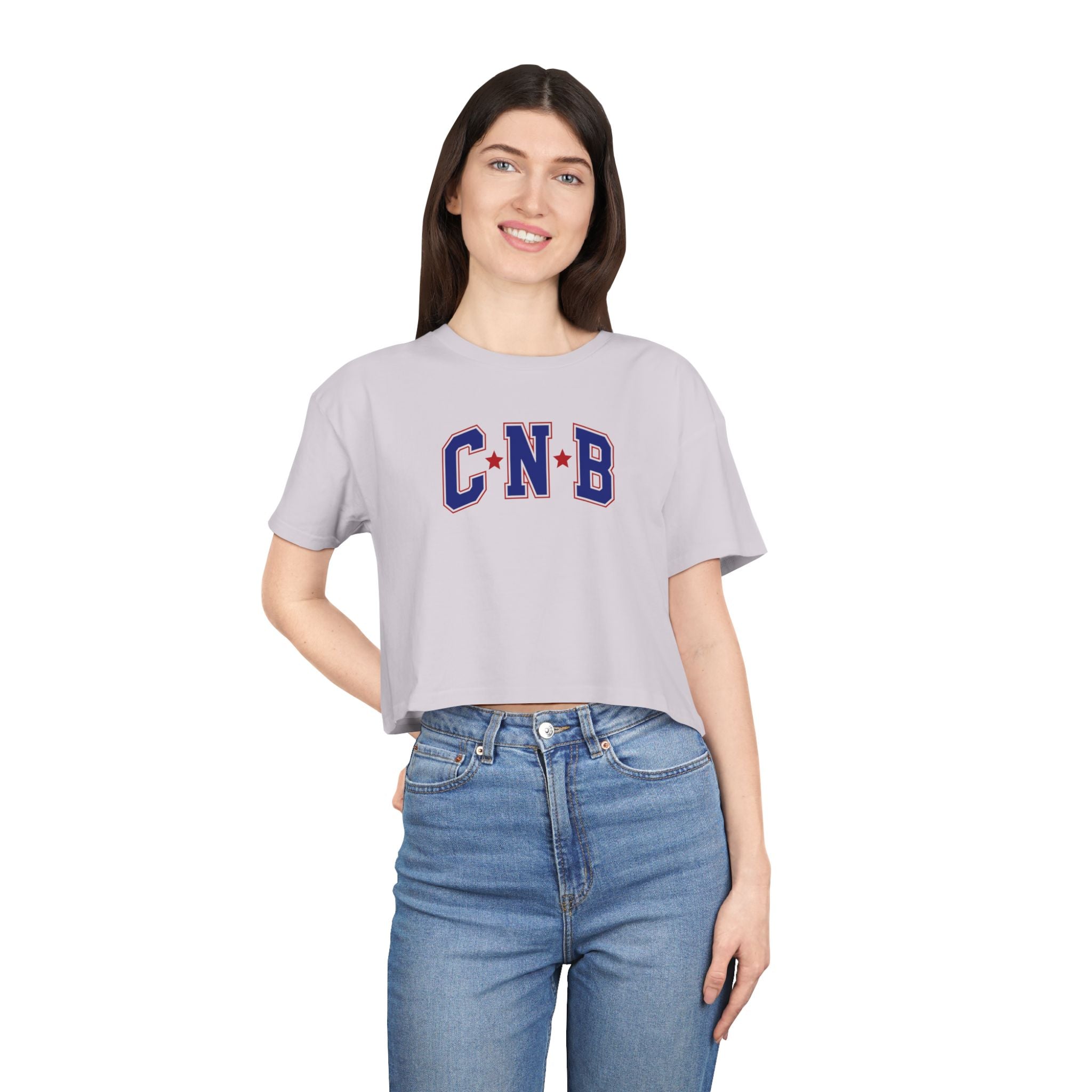 Varsity Letters Crop Tee