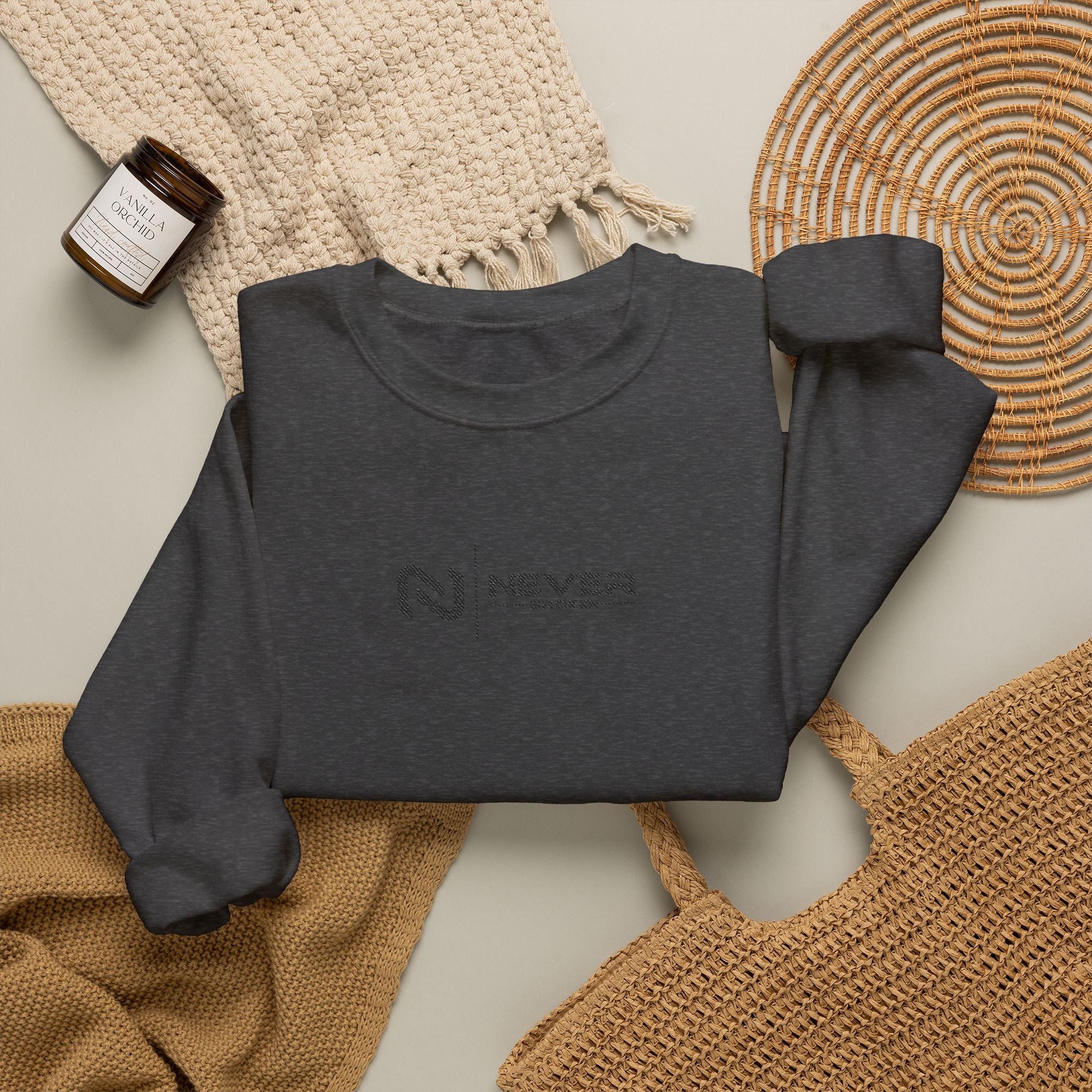 Embroidered Logo Crewneck