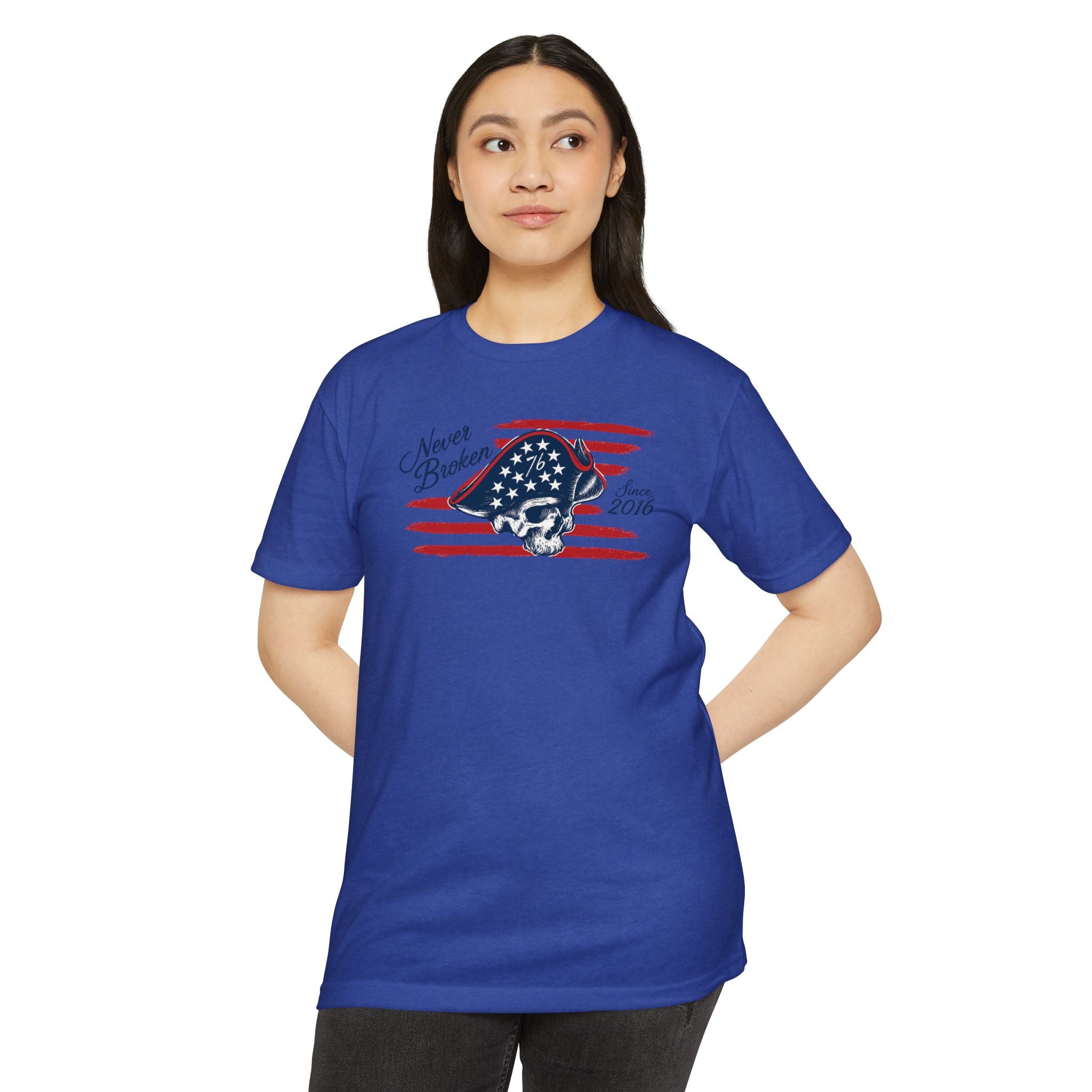 Never Broken - Patriotic Skull
