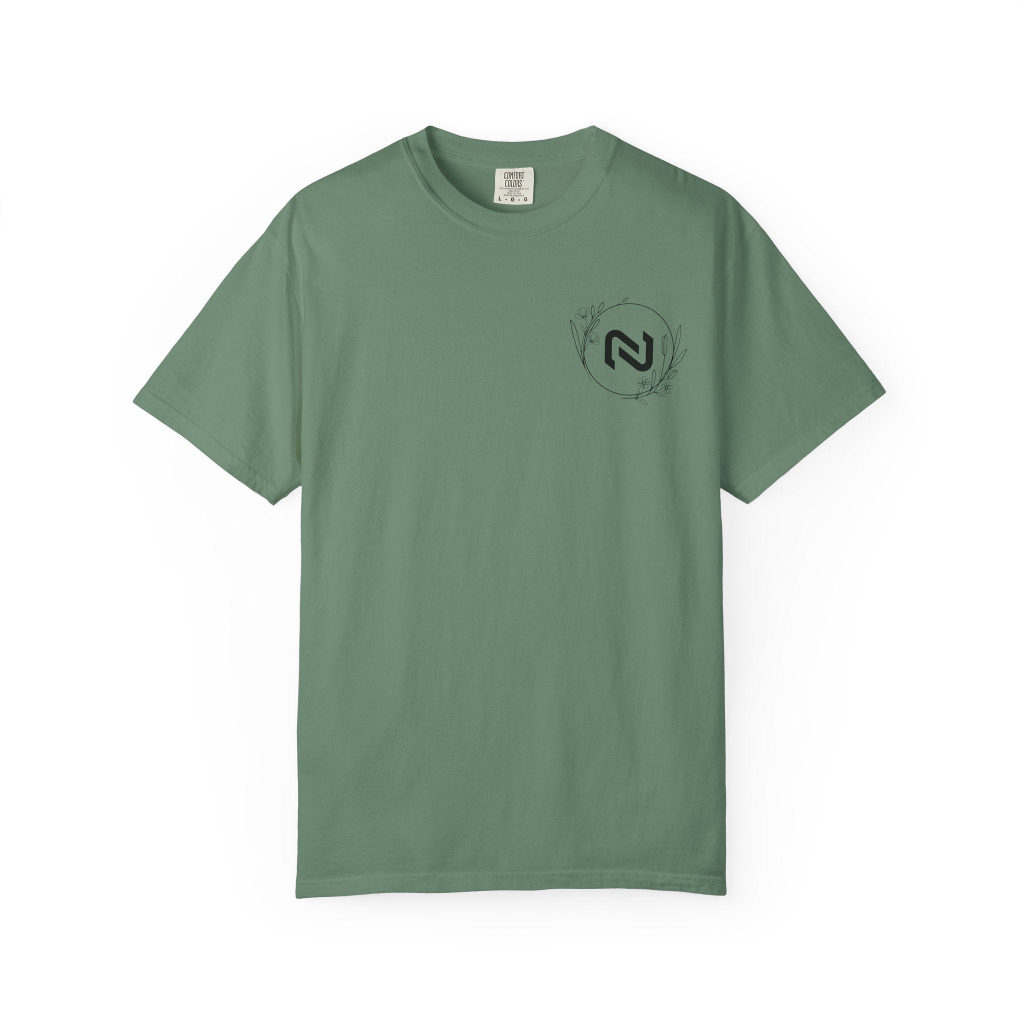 Never Broken Floral Circle Logo