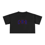 Crop Tee - C N B Varsity Letters Crop Top, Collegiate Casual