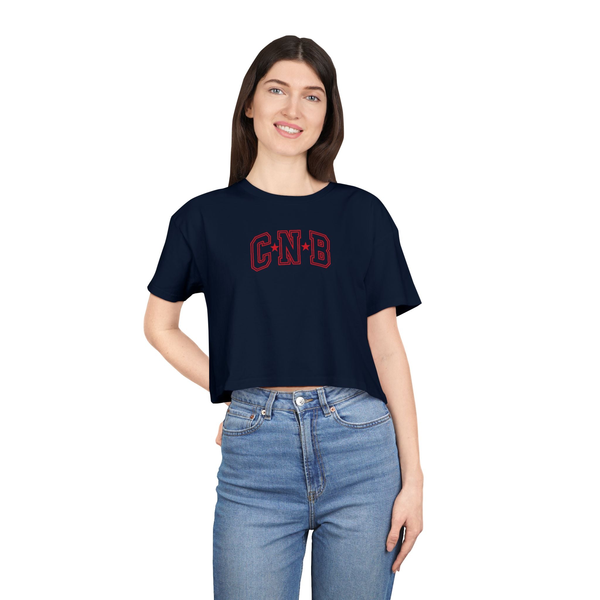 Varsity Letters Crop Tee