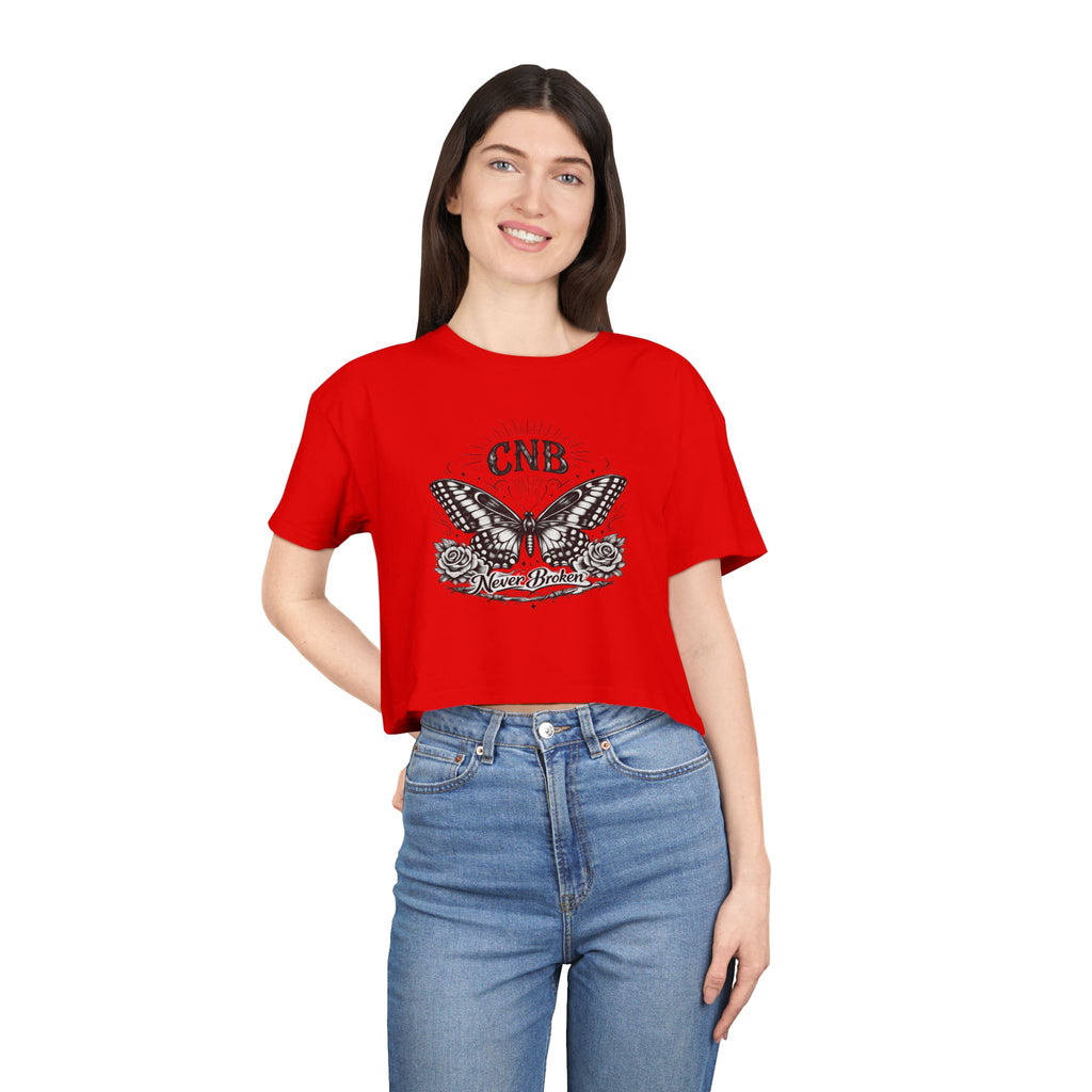 Butterfly Crop Tee