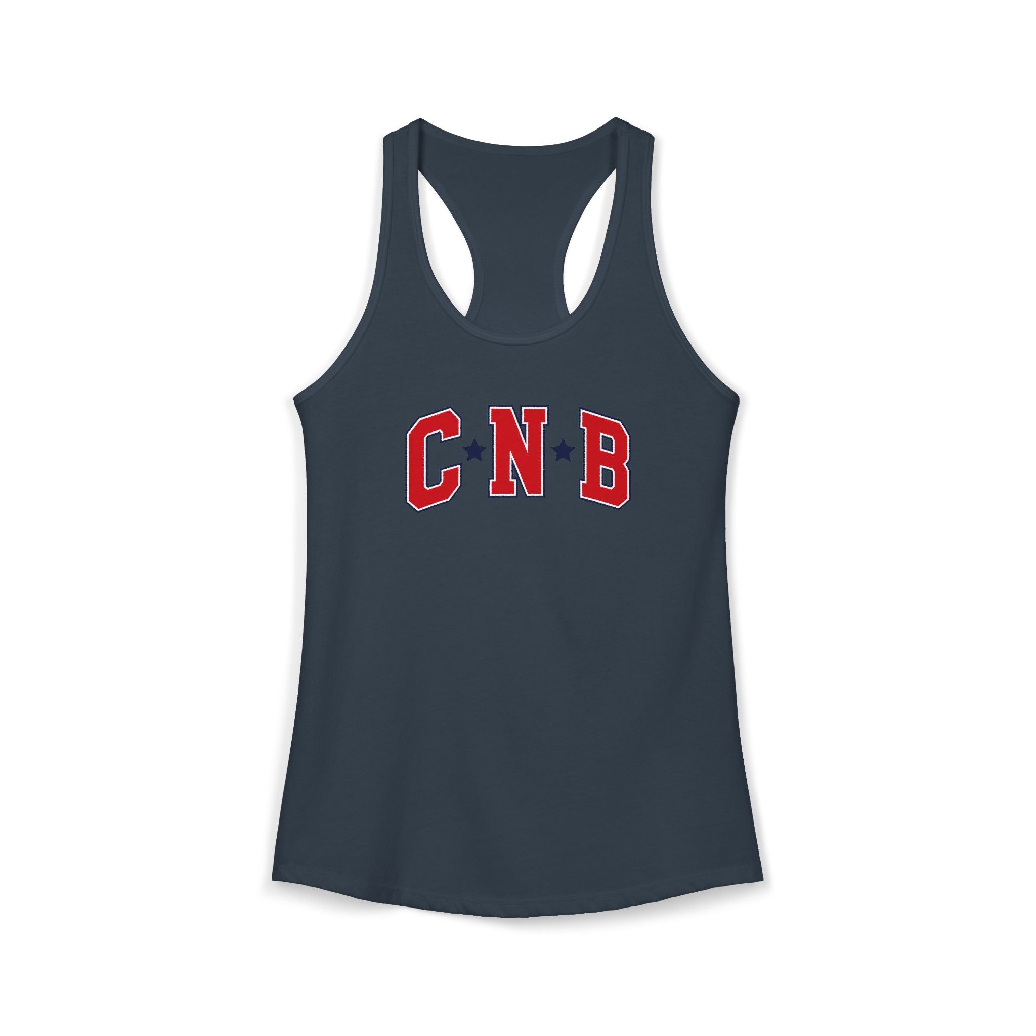 Red Varsity Logo Racerback
