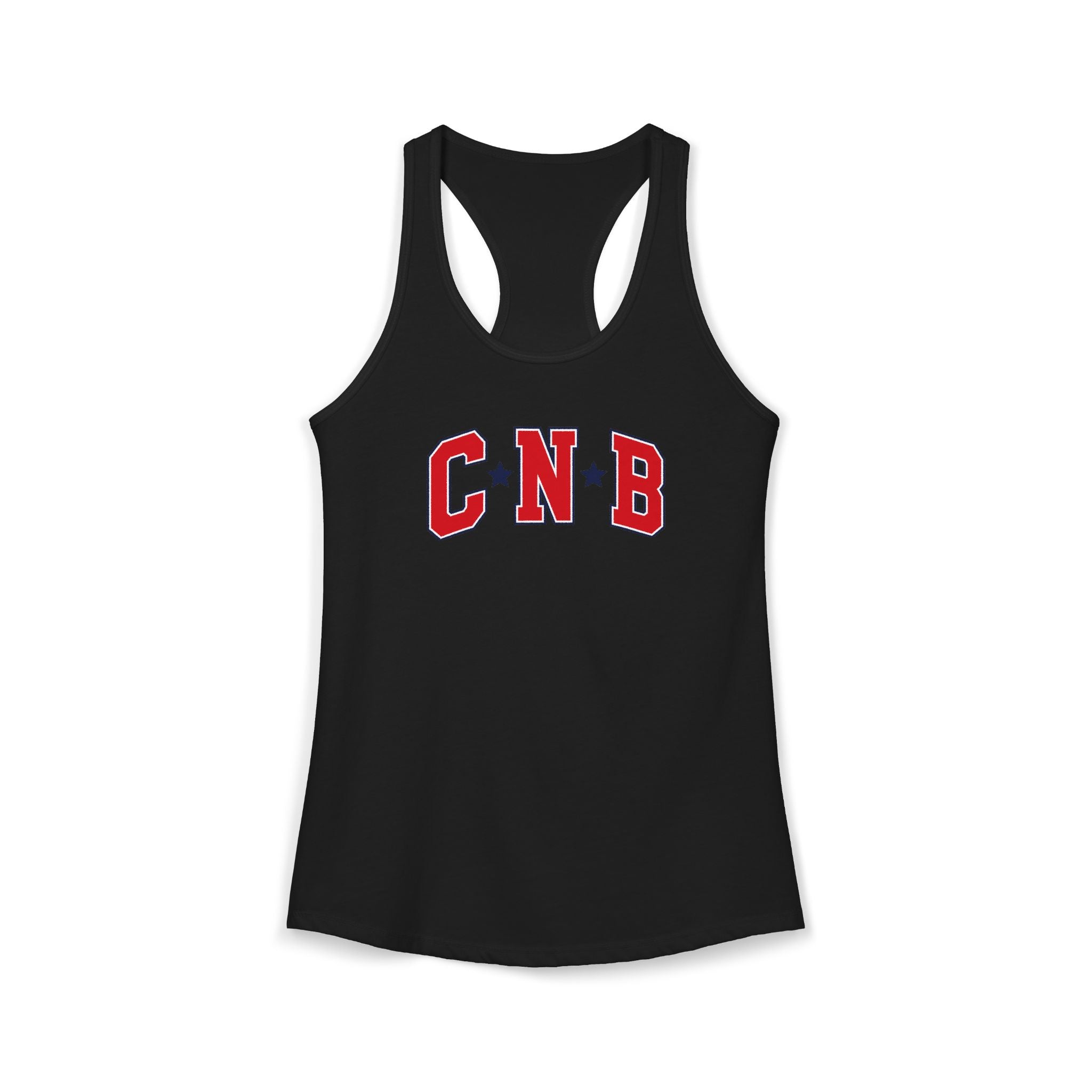 Red Varsity Logo Racerback