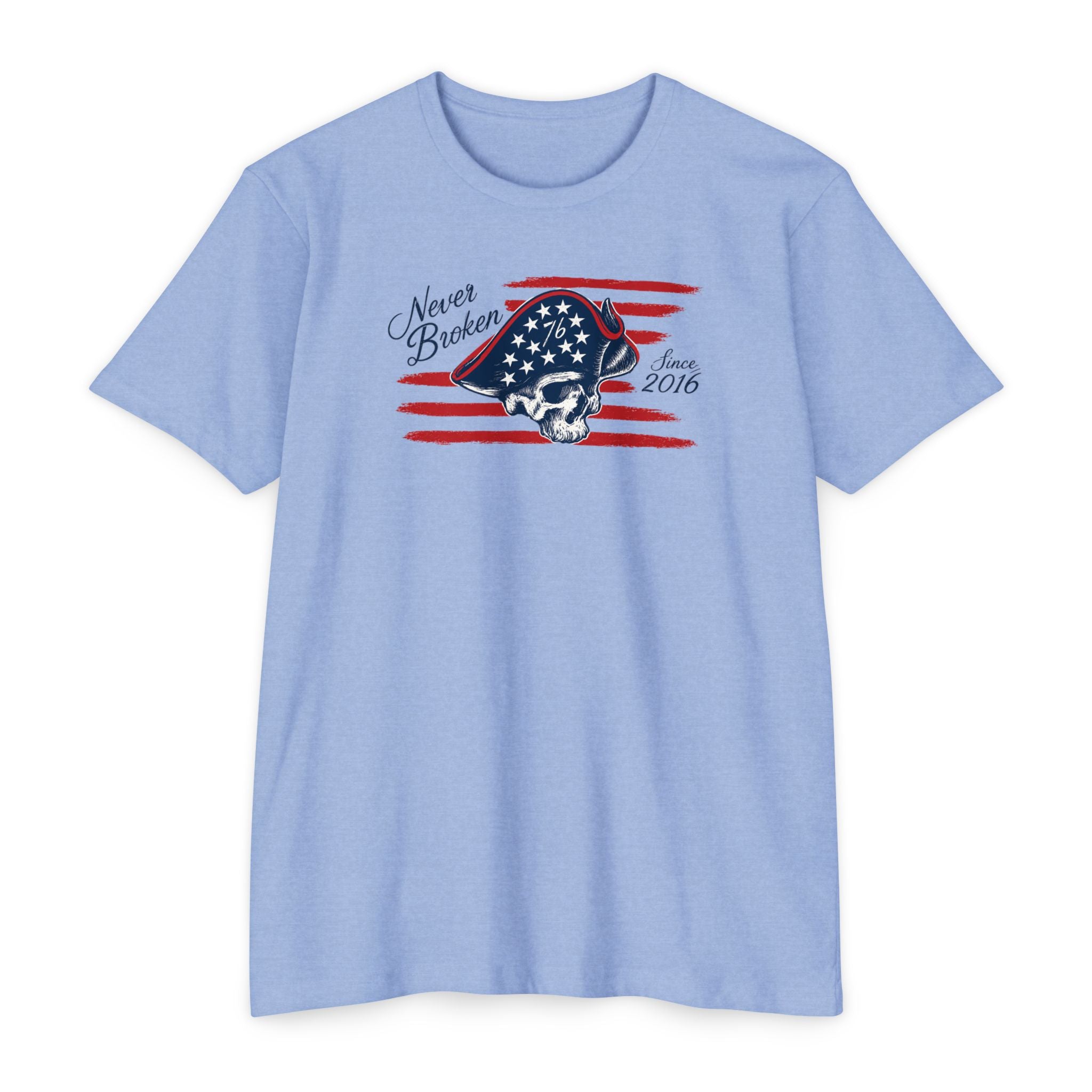 Never Broken - Patriotic Skull