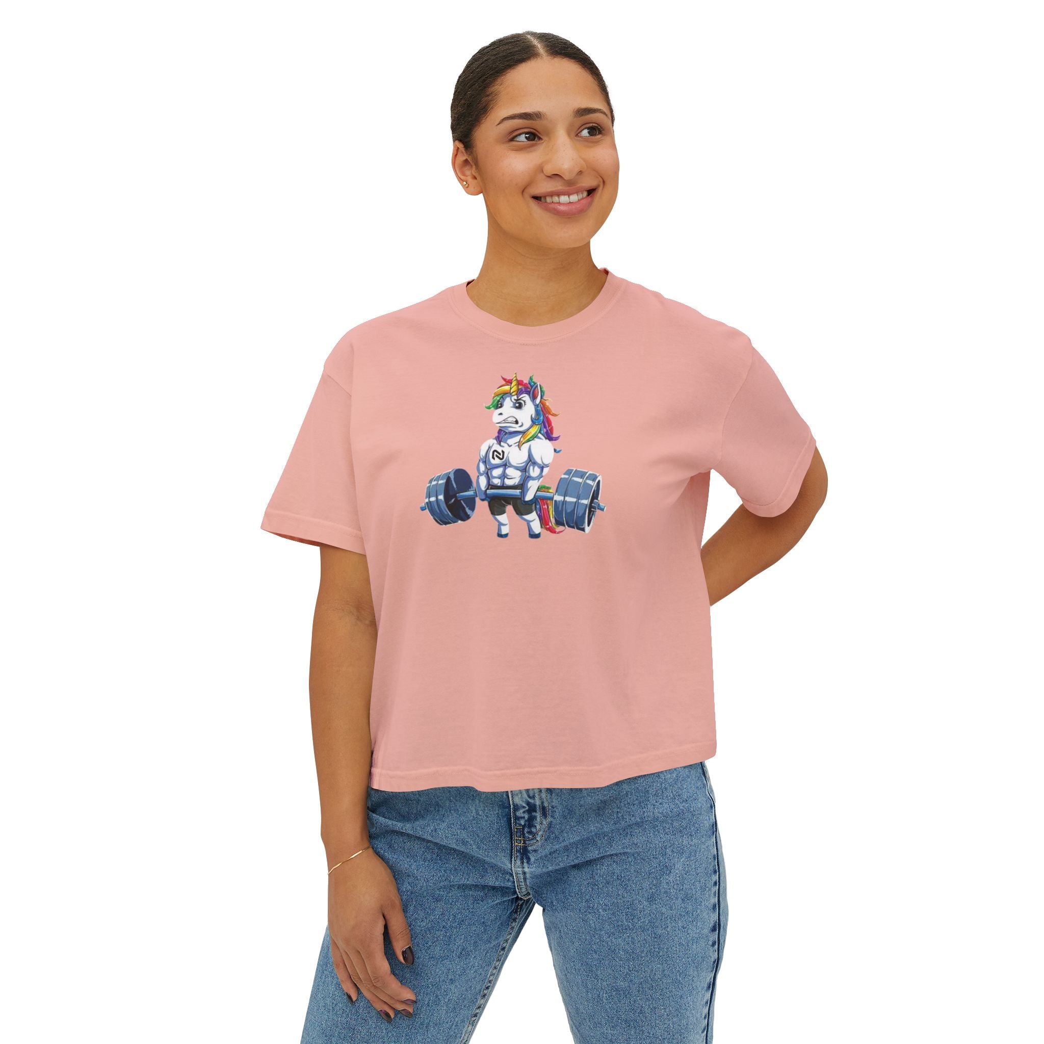 Unicorn Boxy Tee