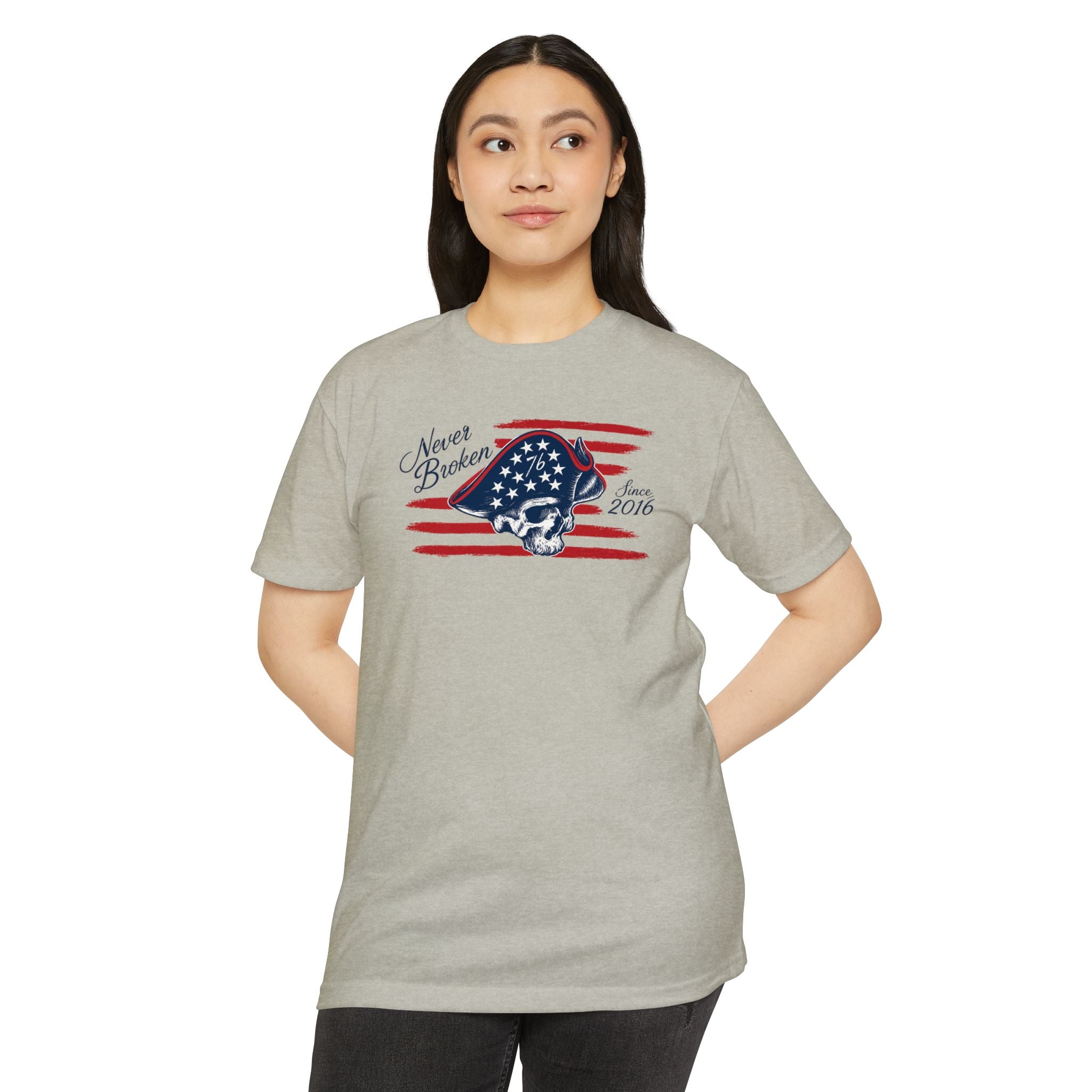 Never Broken - Patriotic Skull