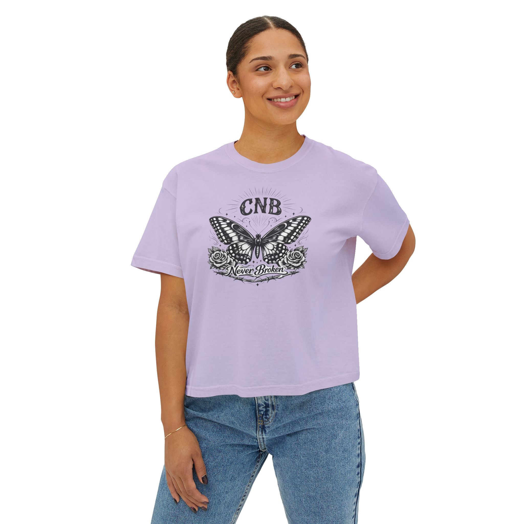 Butterfly Boxy Tee
