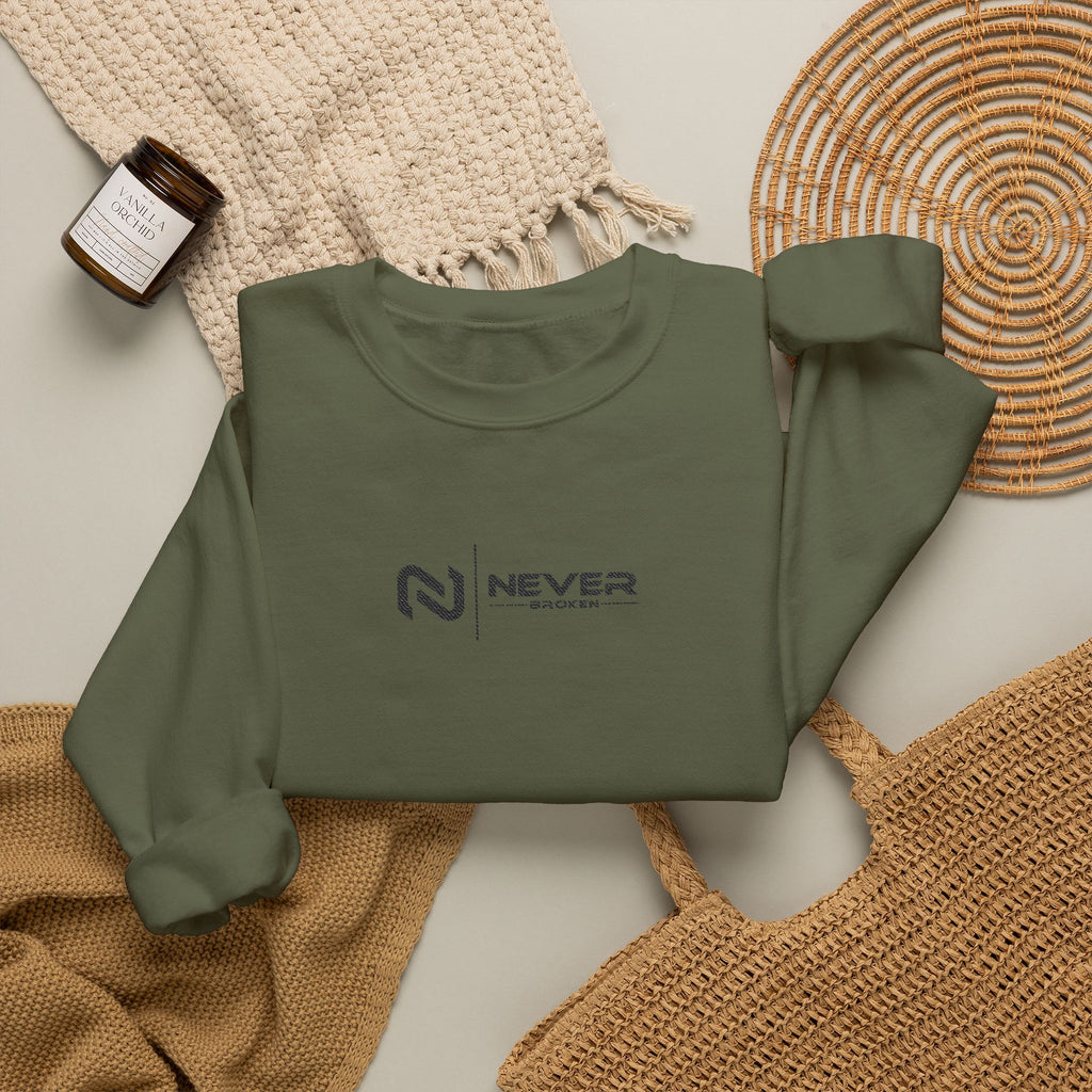 Embroidered Logo Crewneck