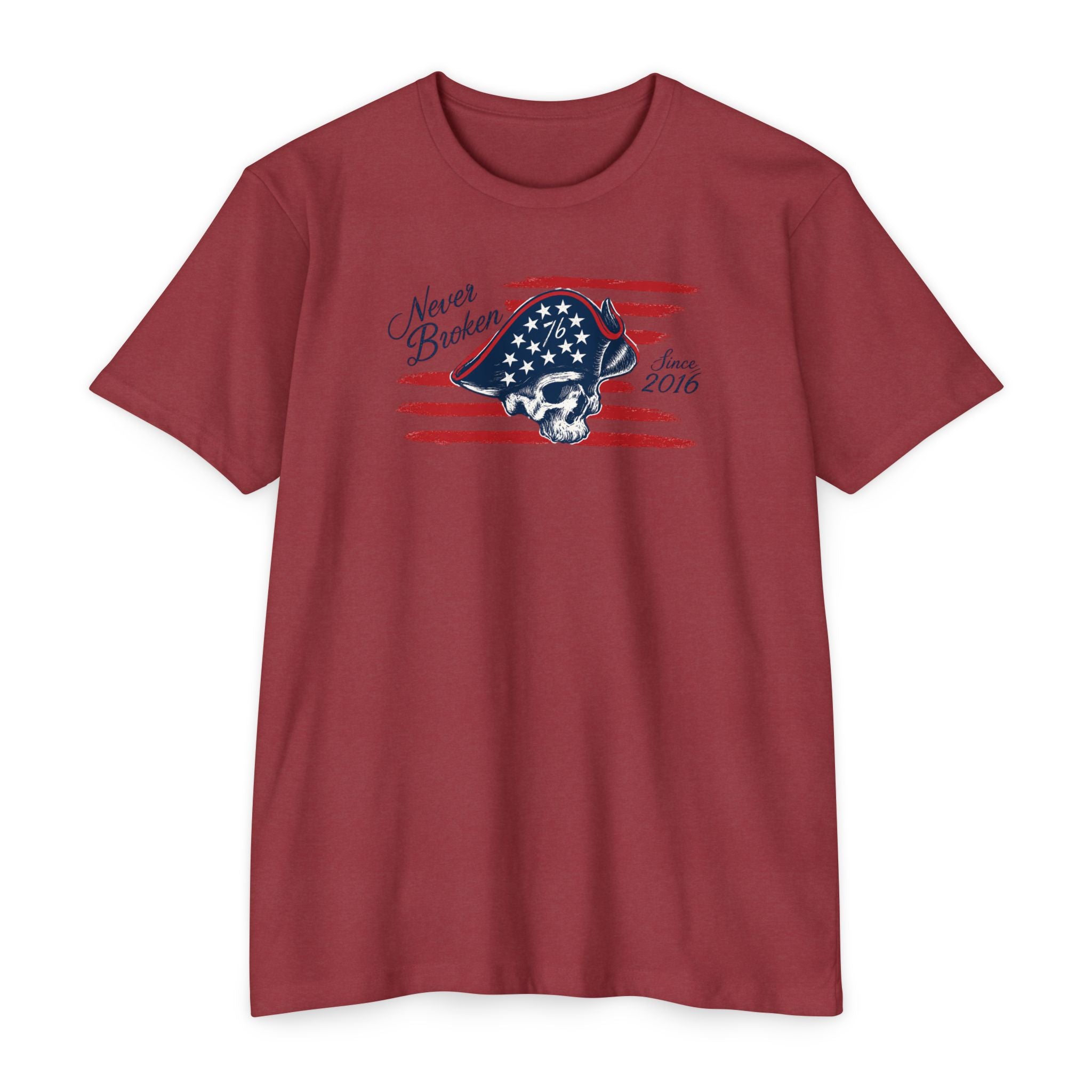 Never Broken - Patriotic Skull